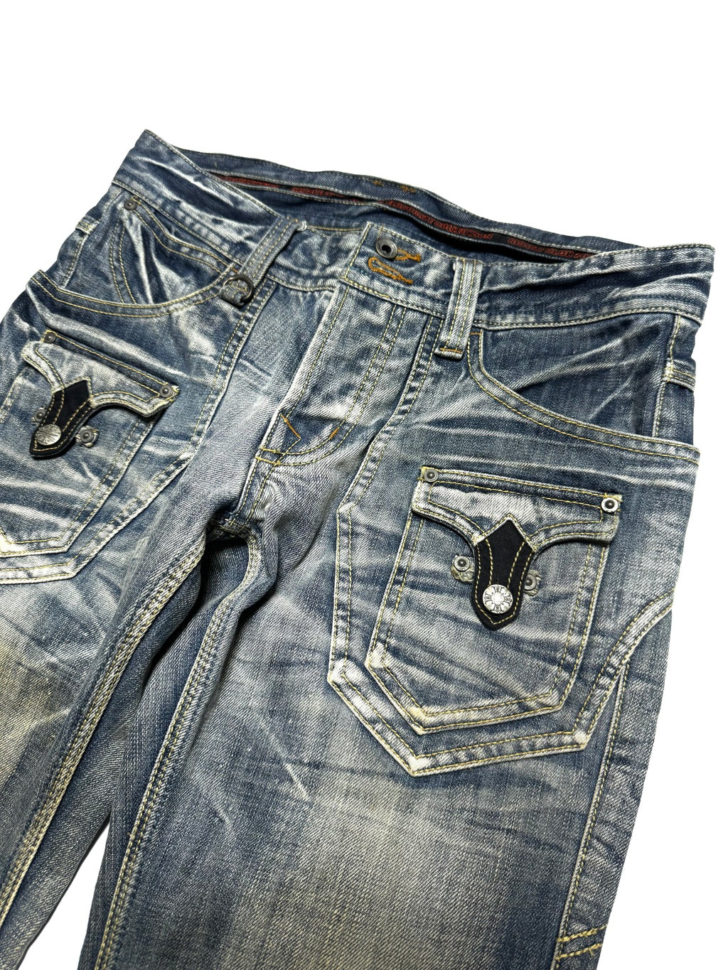 Nicole Club Washed Flared Denim Jean 2000s