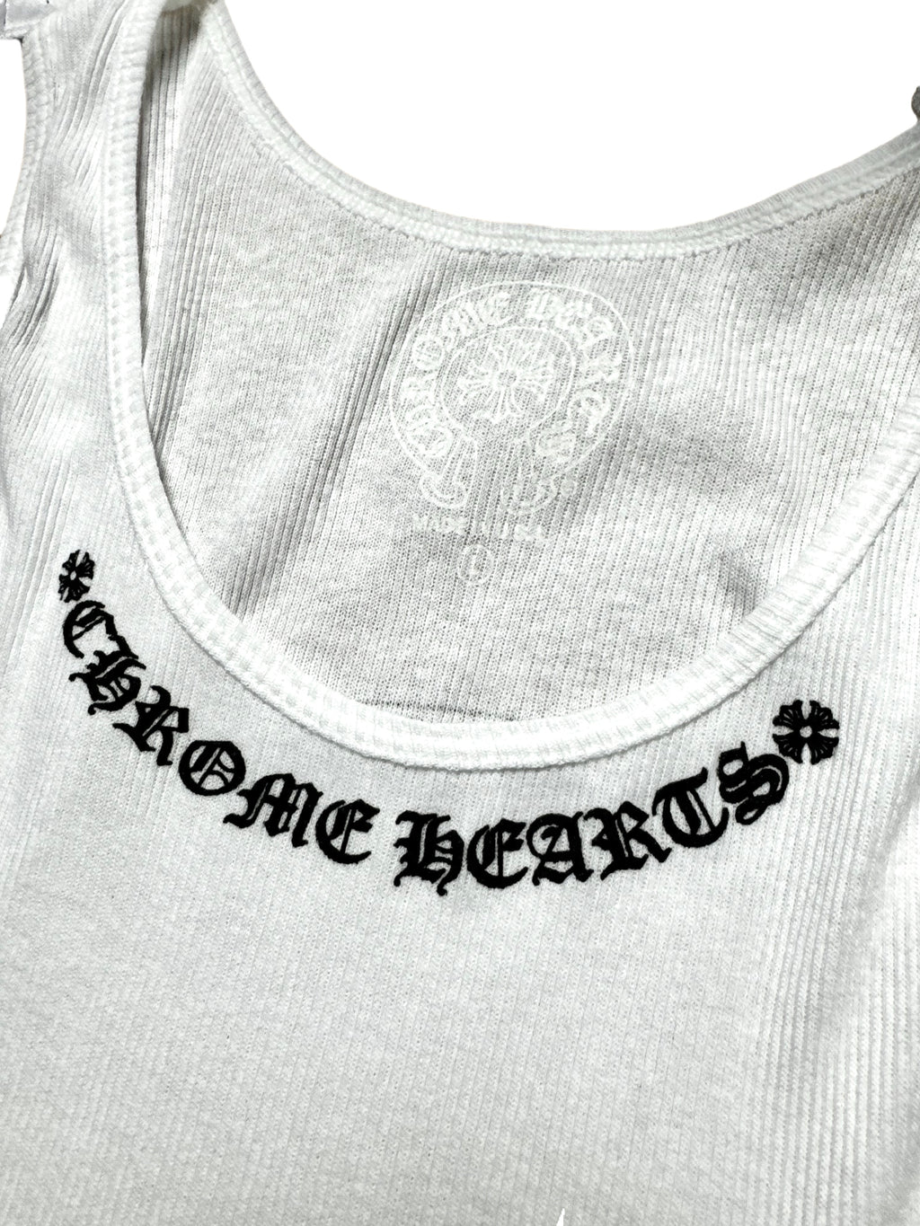 Chromehearts Cross White Tantop