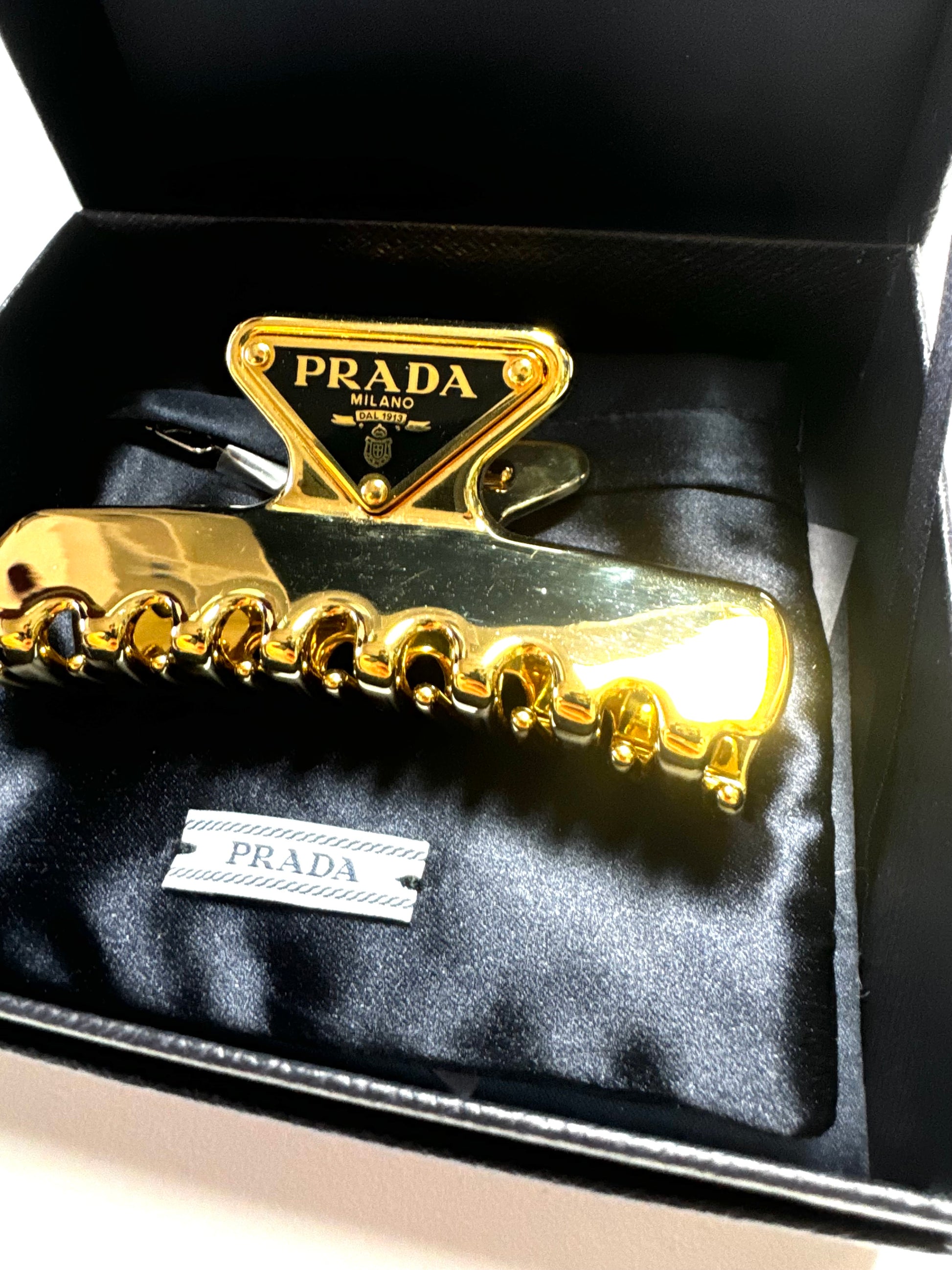 Prada Gold HairClip