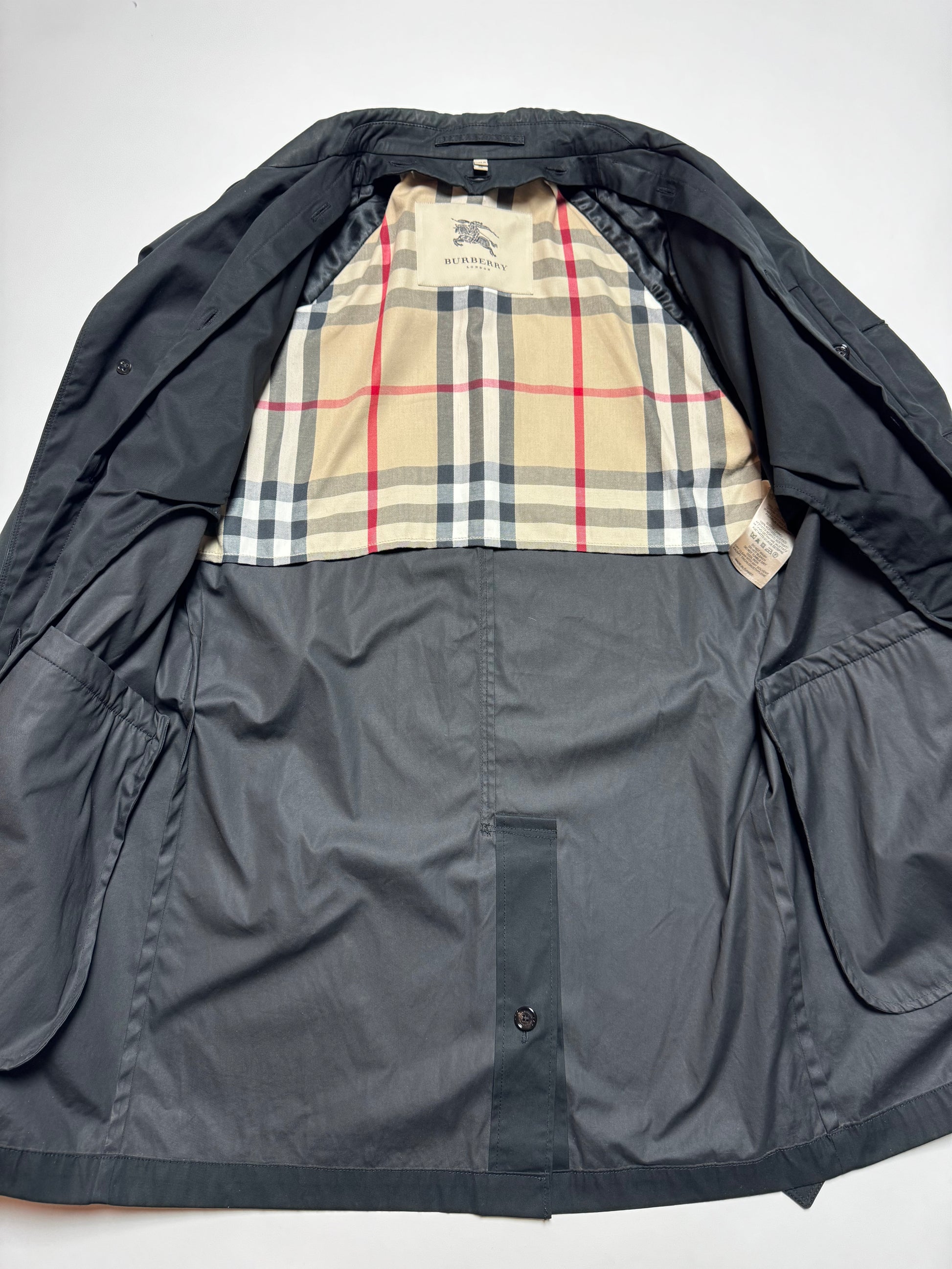 Burberry Trench Coat Black Detachable Vest