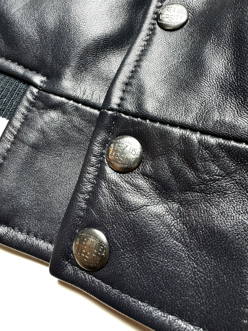 Avirex x Black Eye Patch Lamb Leather Jacket