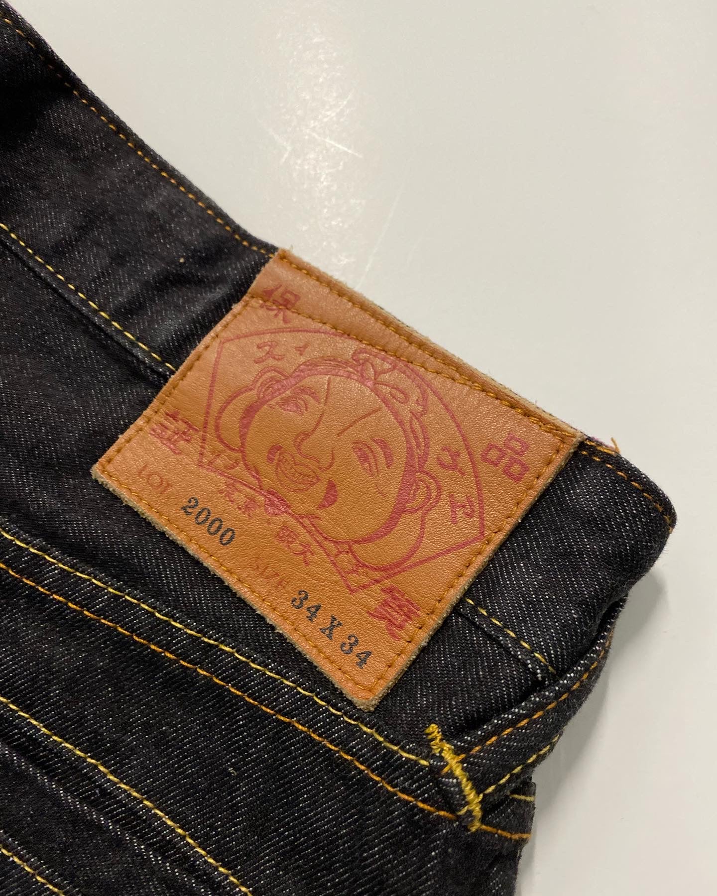 Evisu Daicock Purple Pink Gradient Daicock Jean