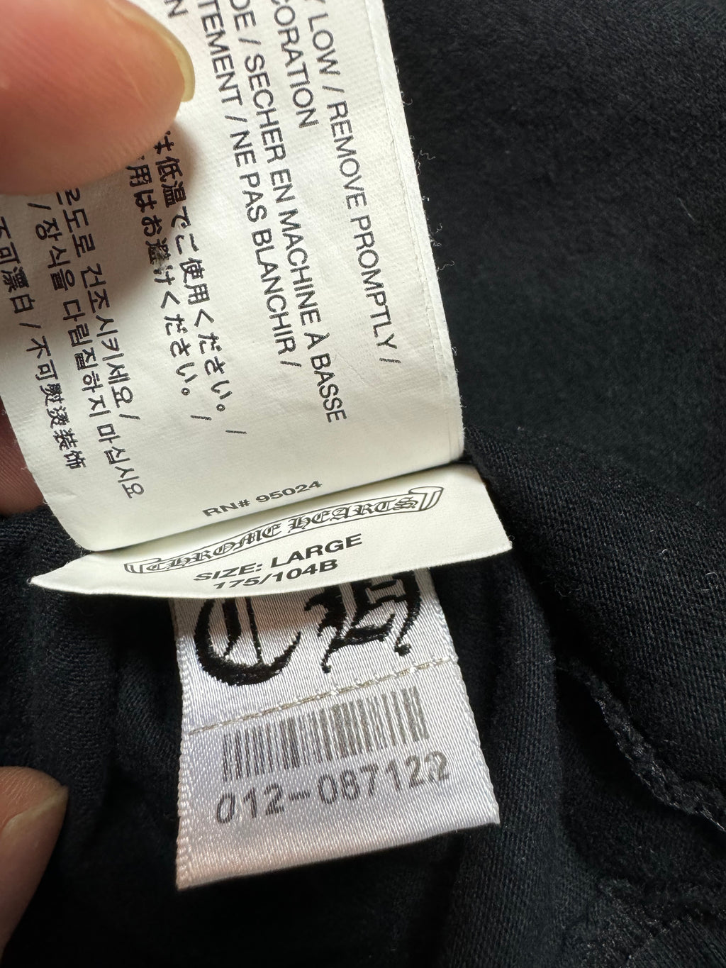 Chromehearts Vertical Flag Pocket Tee