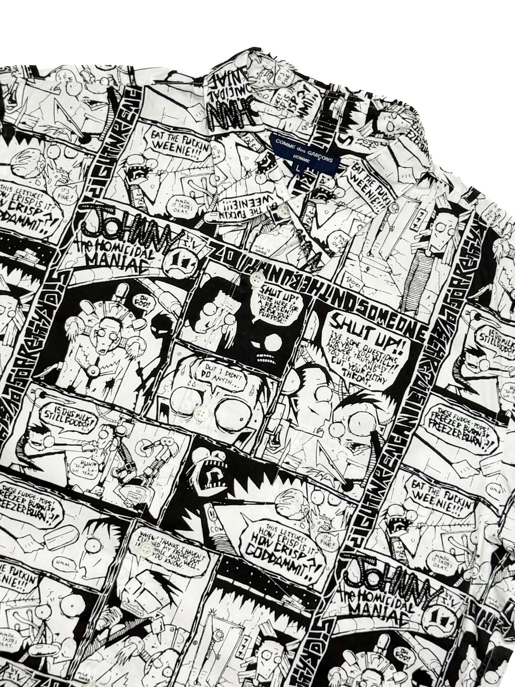 COMME DES GARCONS HOMME Comic Print Shirt