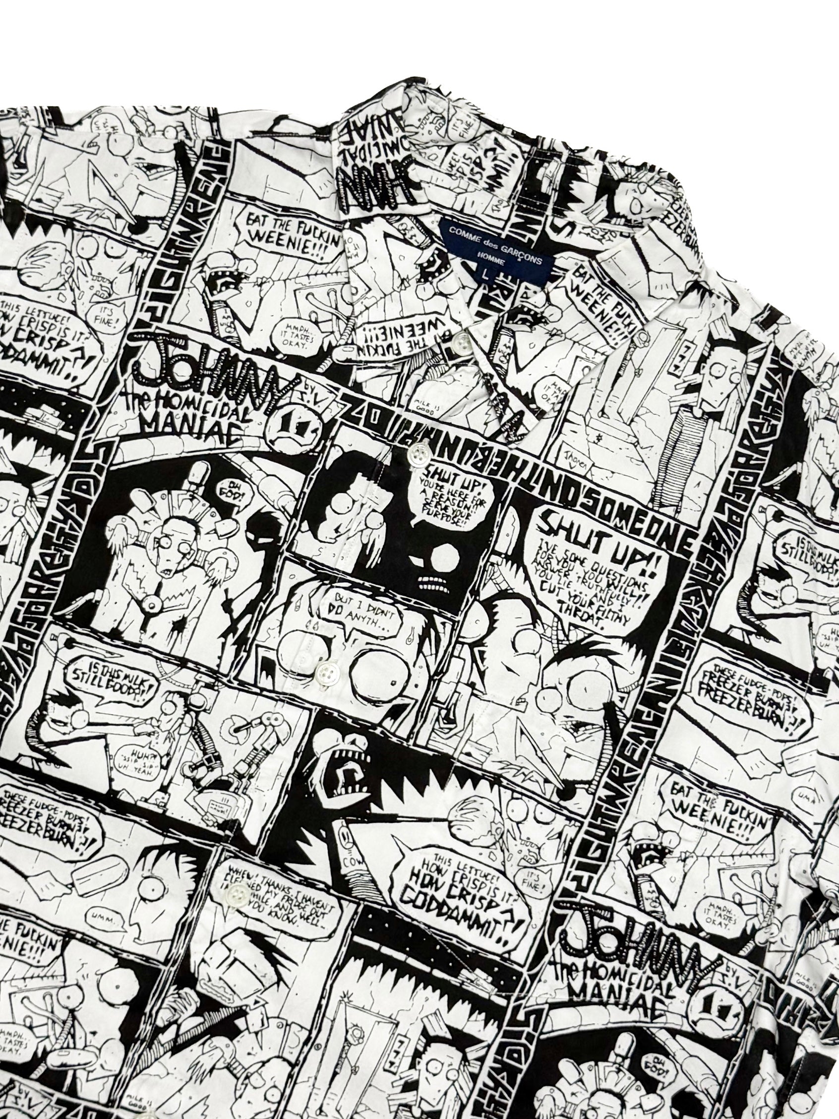 COMME DES GARCONS HOMME Comic Print Shirt