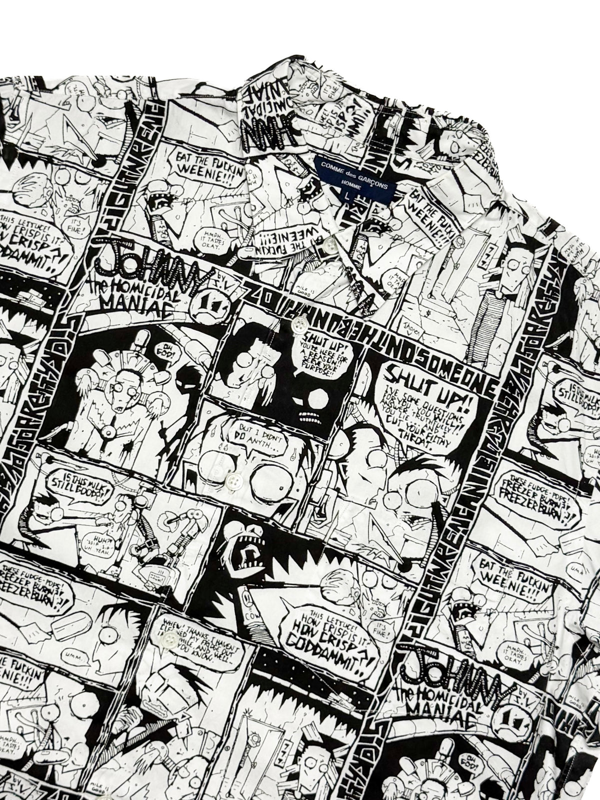 Comme des Garçons  HOMME Comic Print Shirt