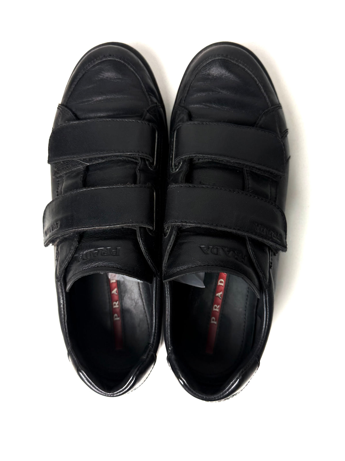 Prada Double Strap Leather Shoe