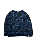 BAPE OG Blue Camo Crewneck