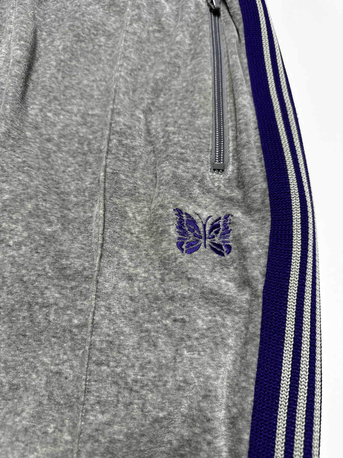 Needles Grey Straight Track Pant