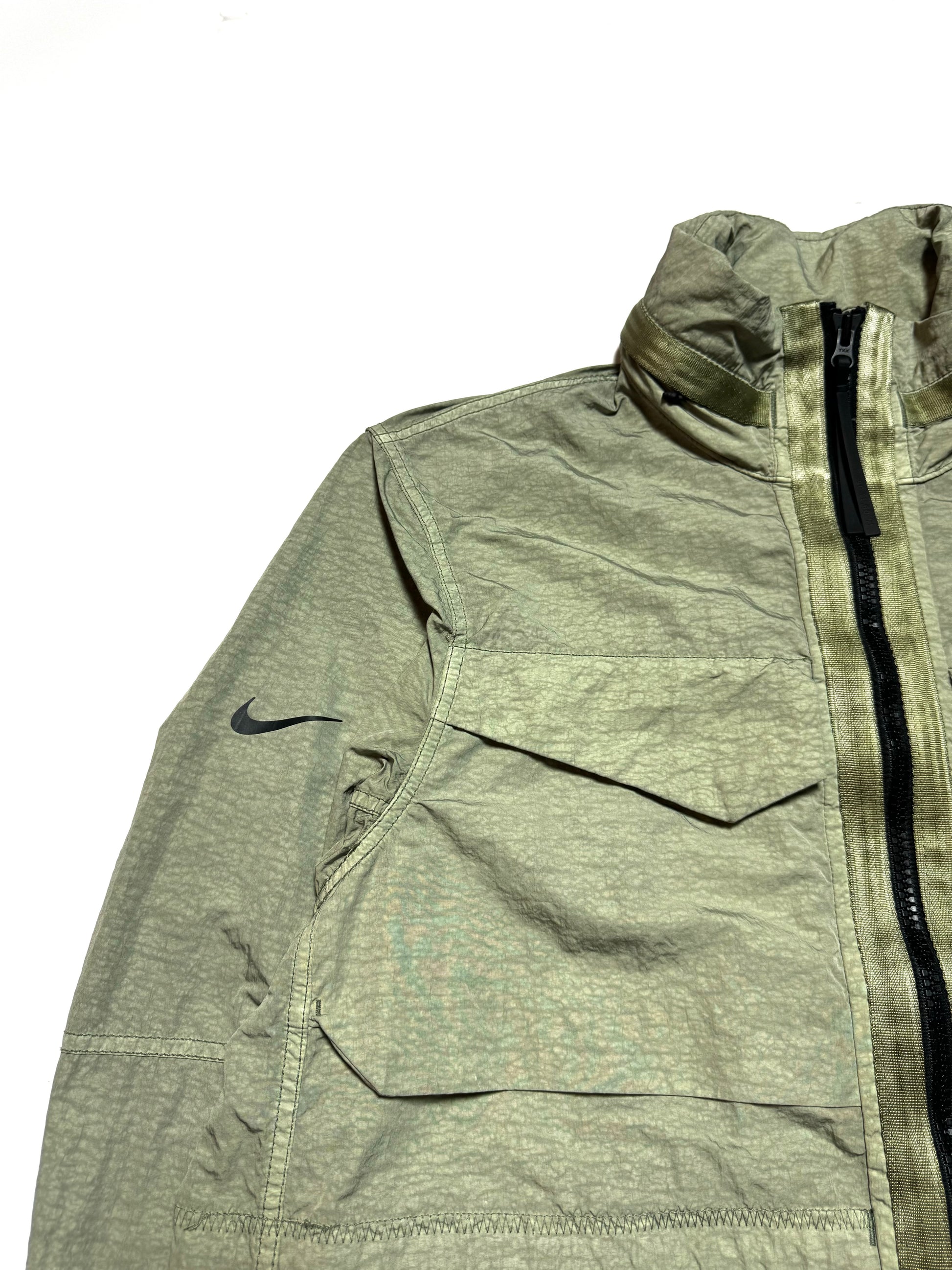 Nike Olive Green Tech Windbreaker