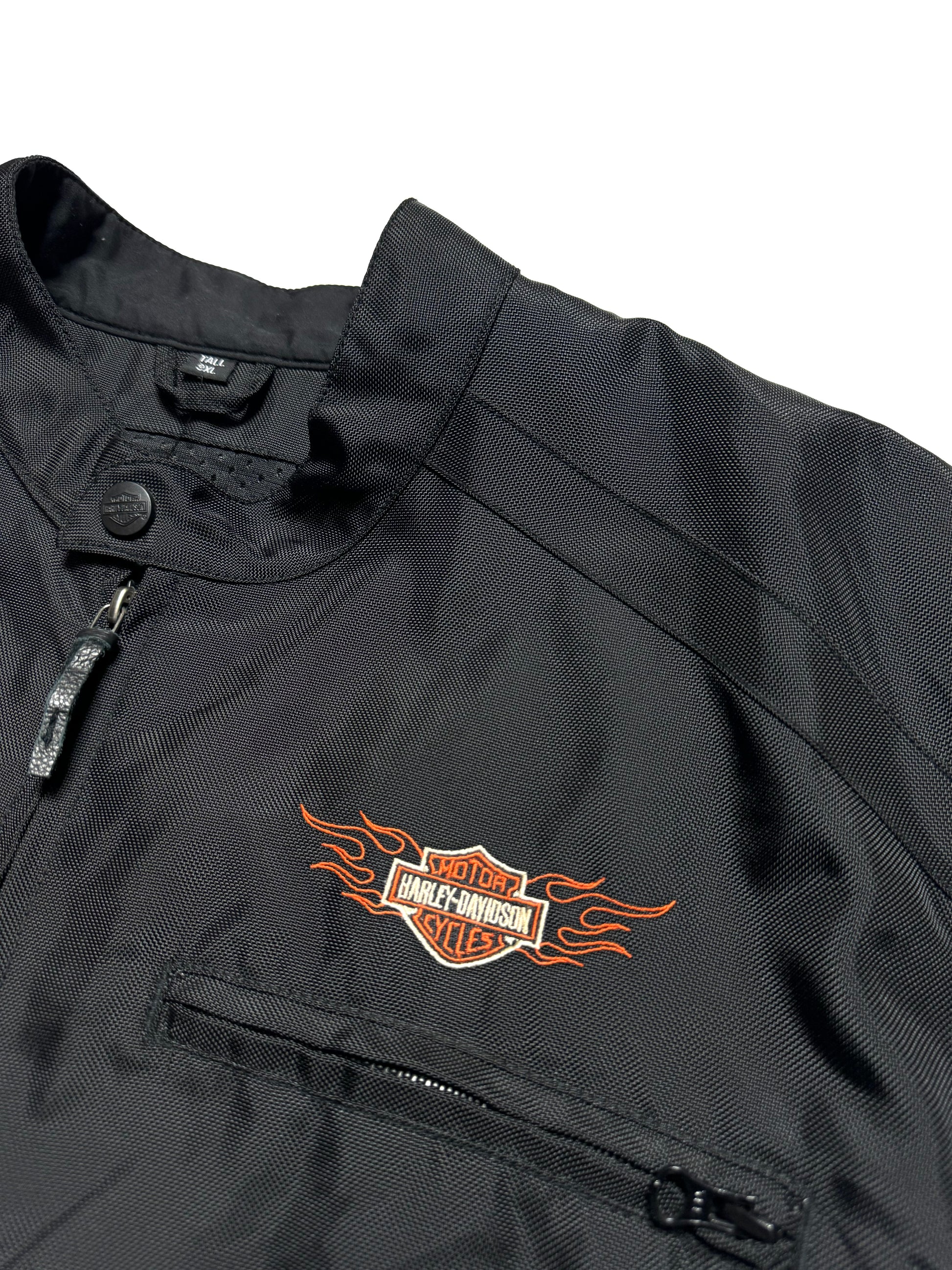 Harley Davidson Flame Biker Jacket
