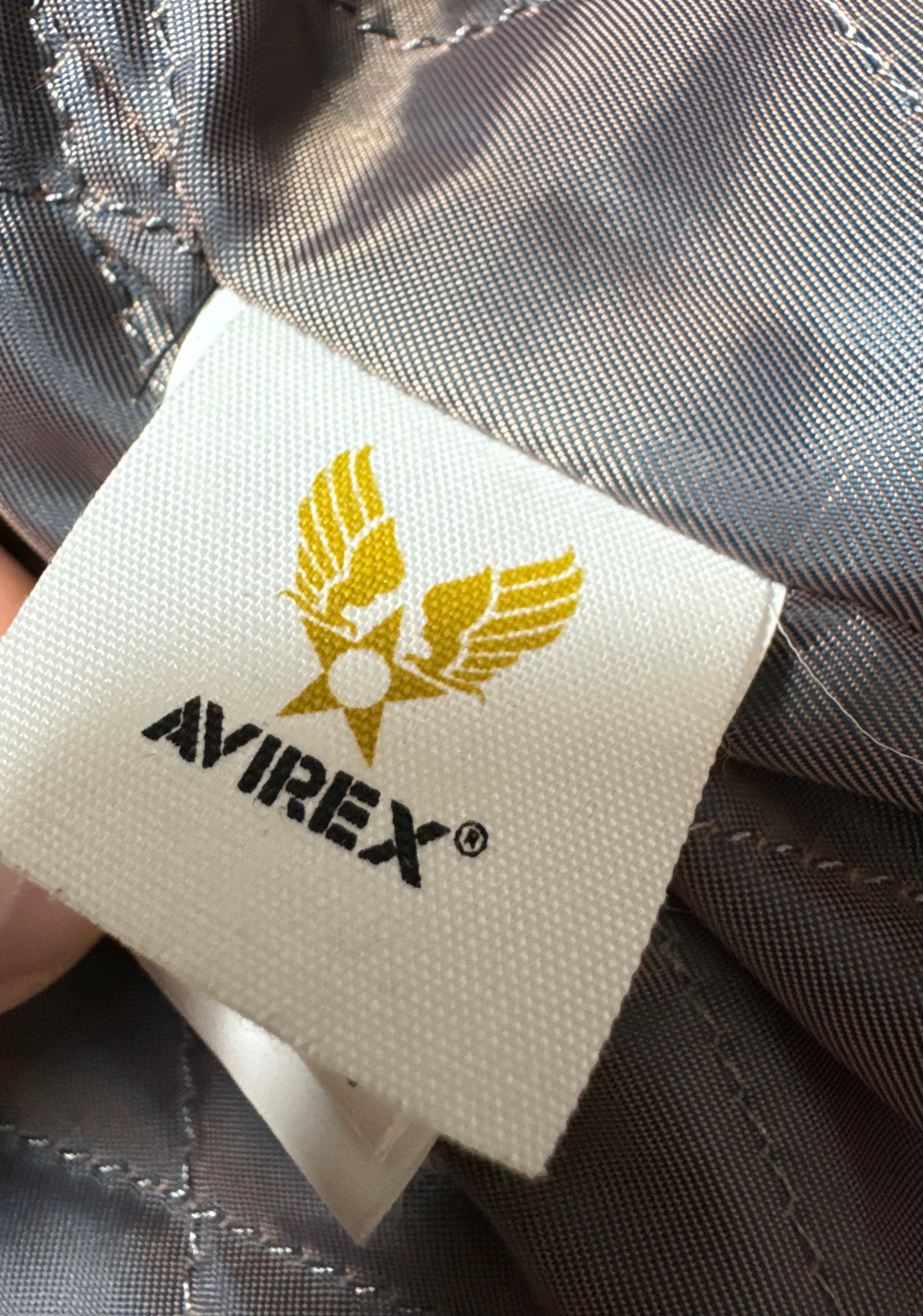 Avirex 90s Atanlantic Hockey League All Star Varisty Black Leather Jacket