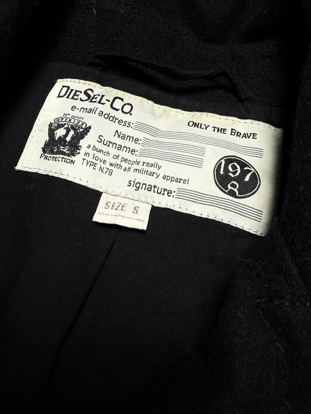 Diesel The Brave Blazer Wool  Double Breasted Jacket