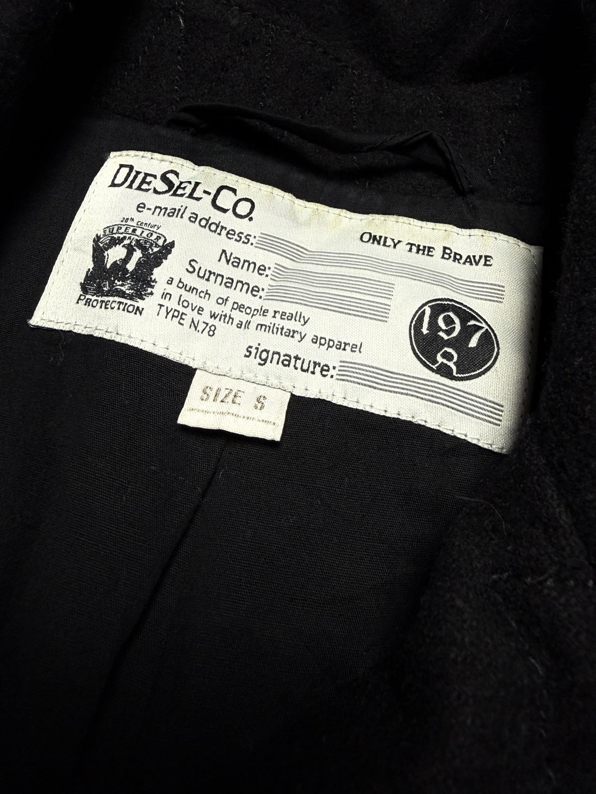 Diesel The Brave Blazer Wool  Double Breasted Jacket