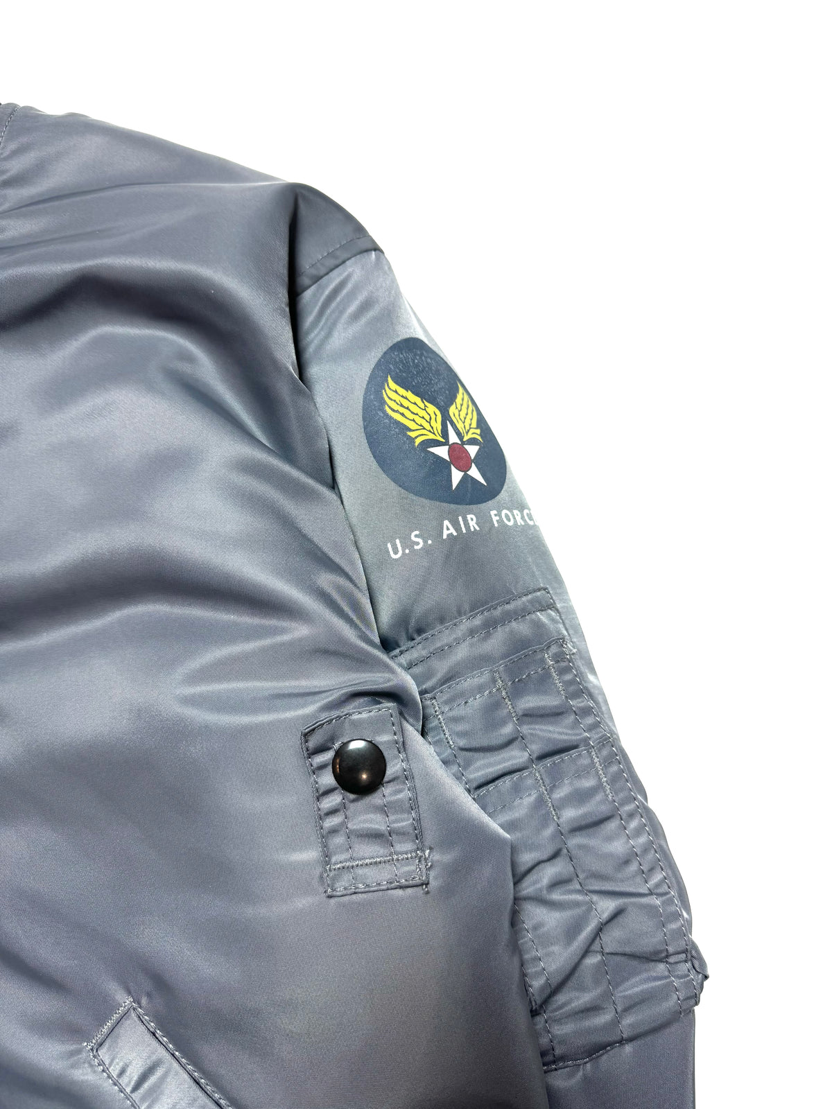 Toy MCcoy Gunmetal US Airforce Bomber MA-1 Jacket