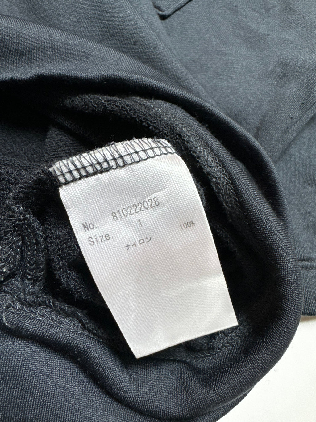 Number Nine Thick Cropped Black Tee