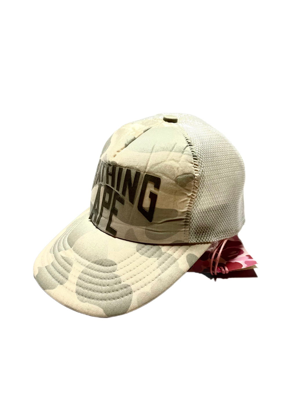 BAPE OG Grey Camo Trucker Hat