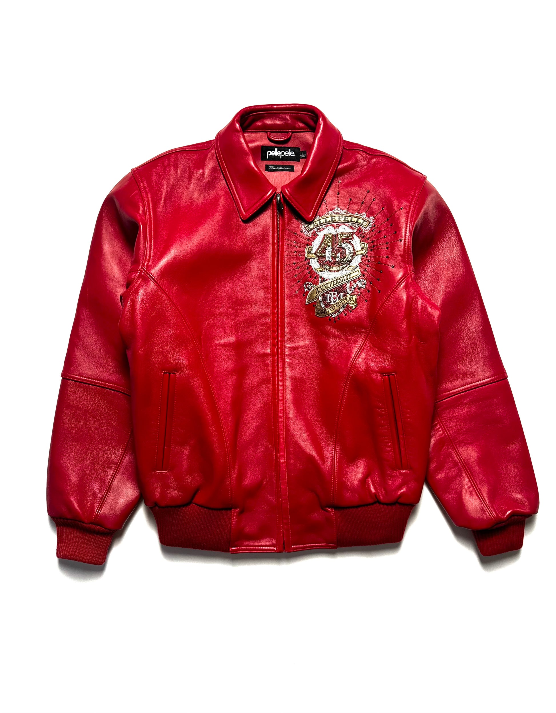 Pelle Pelle Red Leather 45th Anniversary Jacket