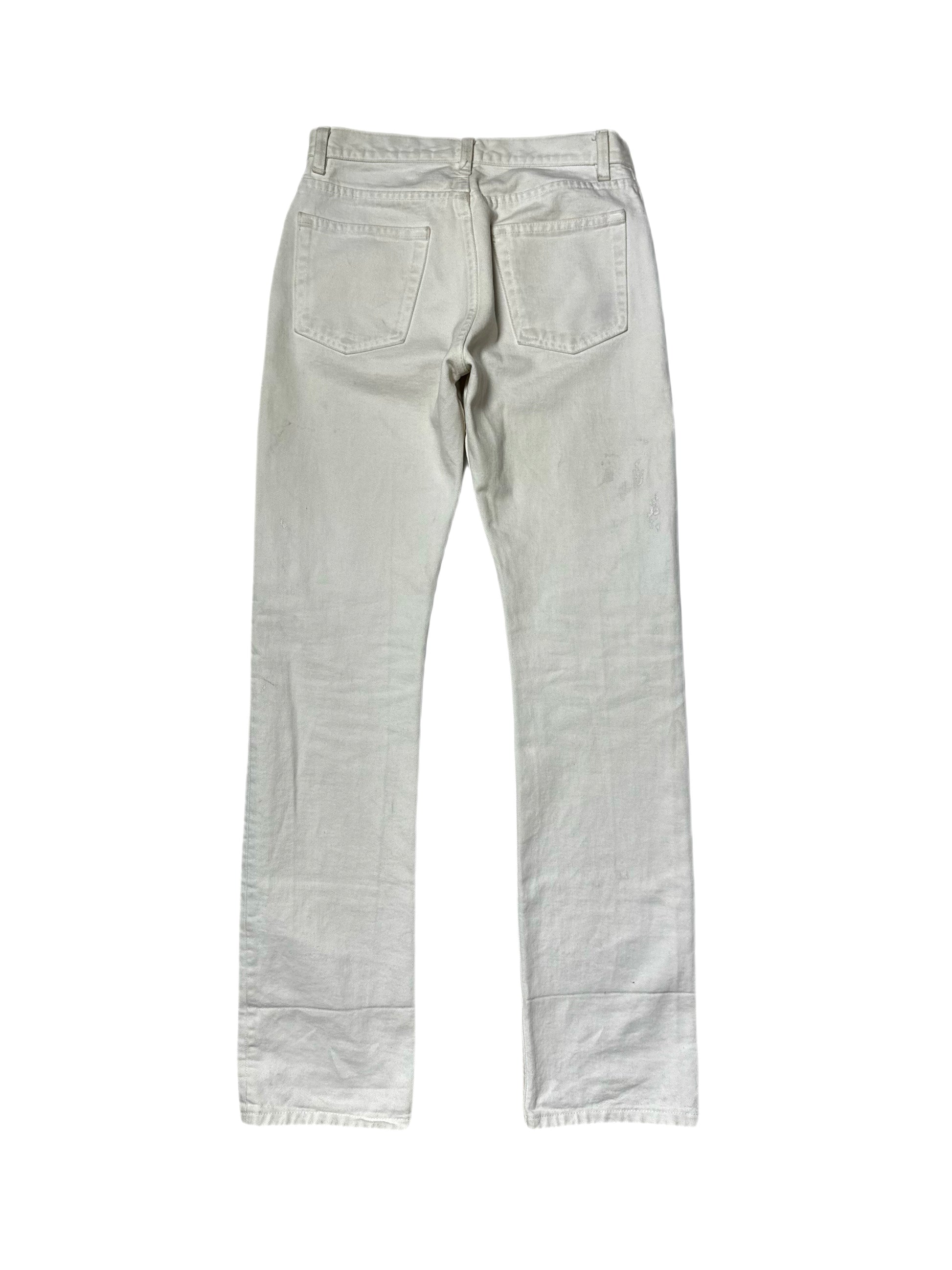 Helmut Lang White Painter Pant
