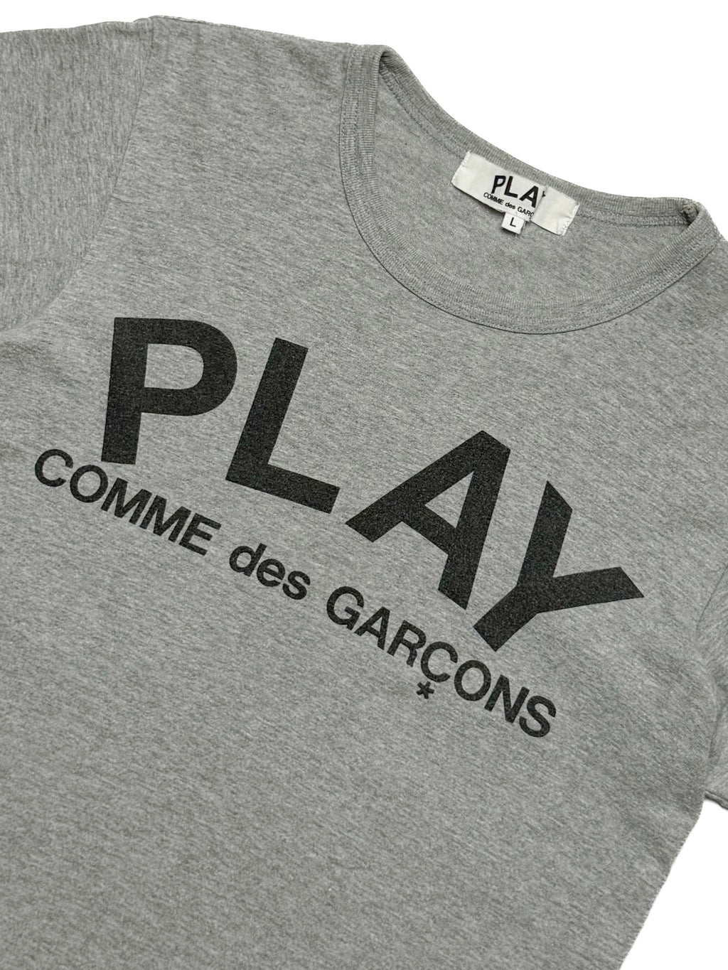 COMME DES GARCONS Play Grey Tee