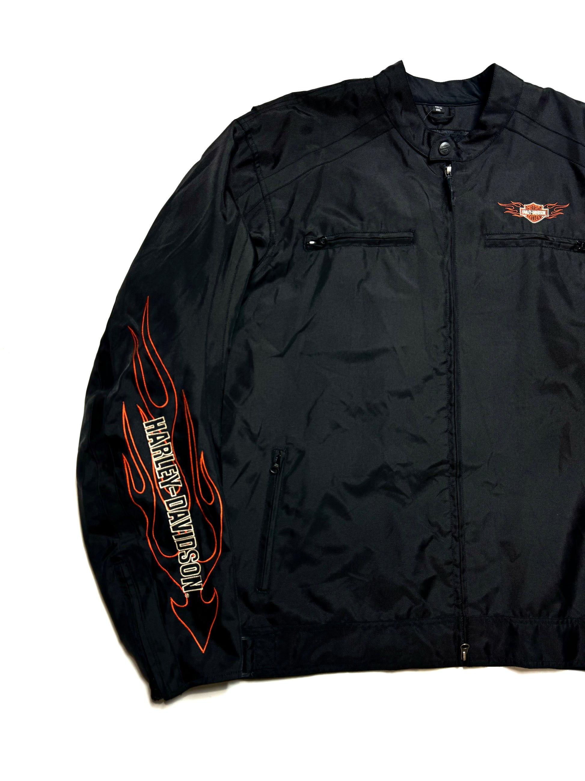 Harley Davidson Flame Biker Jacket