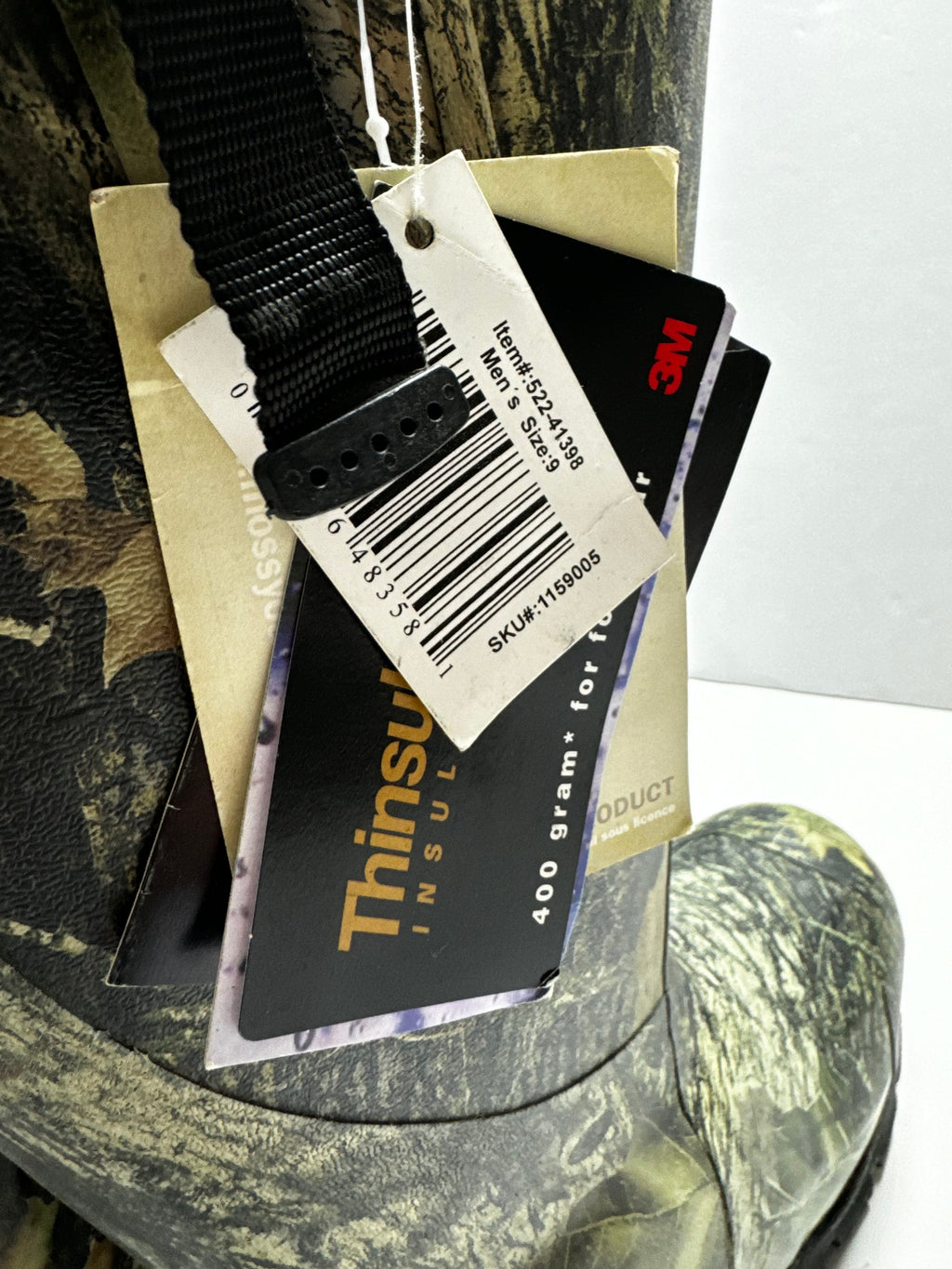 Red Head 800 Side Zip Camo Waterproof Rubber Boot