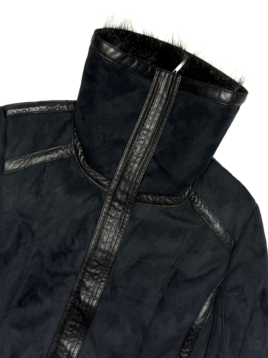GUESS Fur Rider Jacket Black