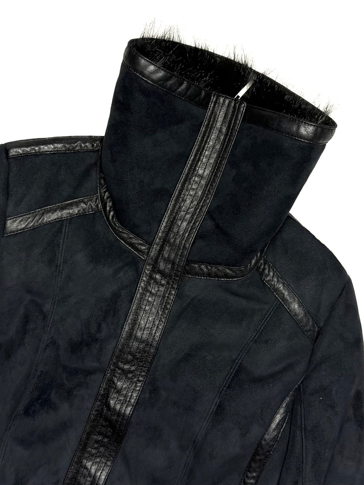 GUESS Fur Rider Jacket Black