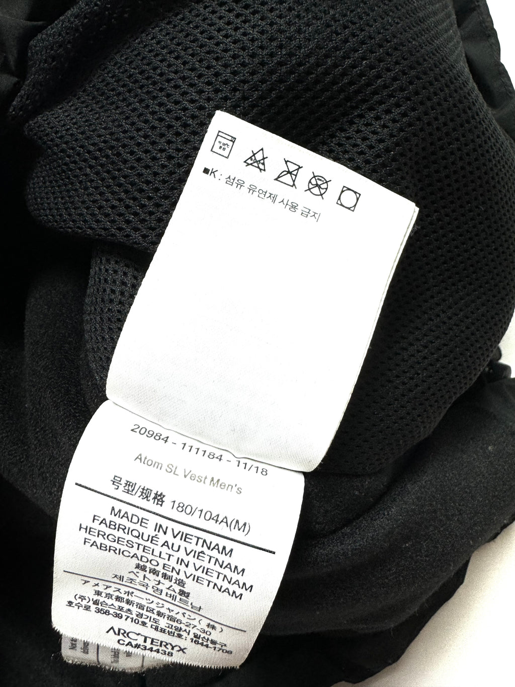 Arc'teryx Atom SL Puff Vest