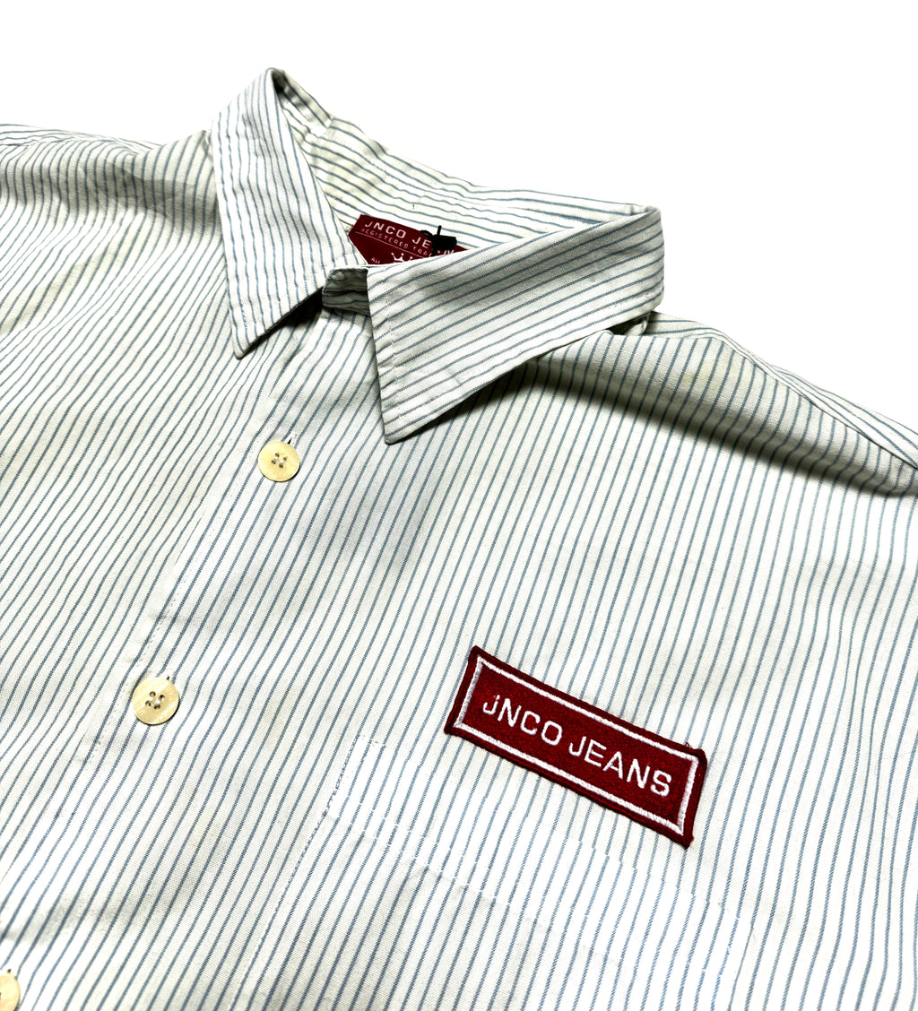 JNCO White Short Sleeve Dragon Shirt