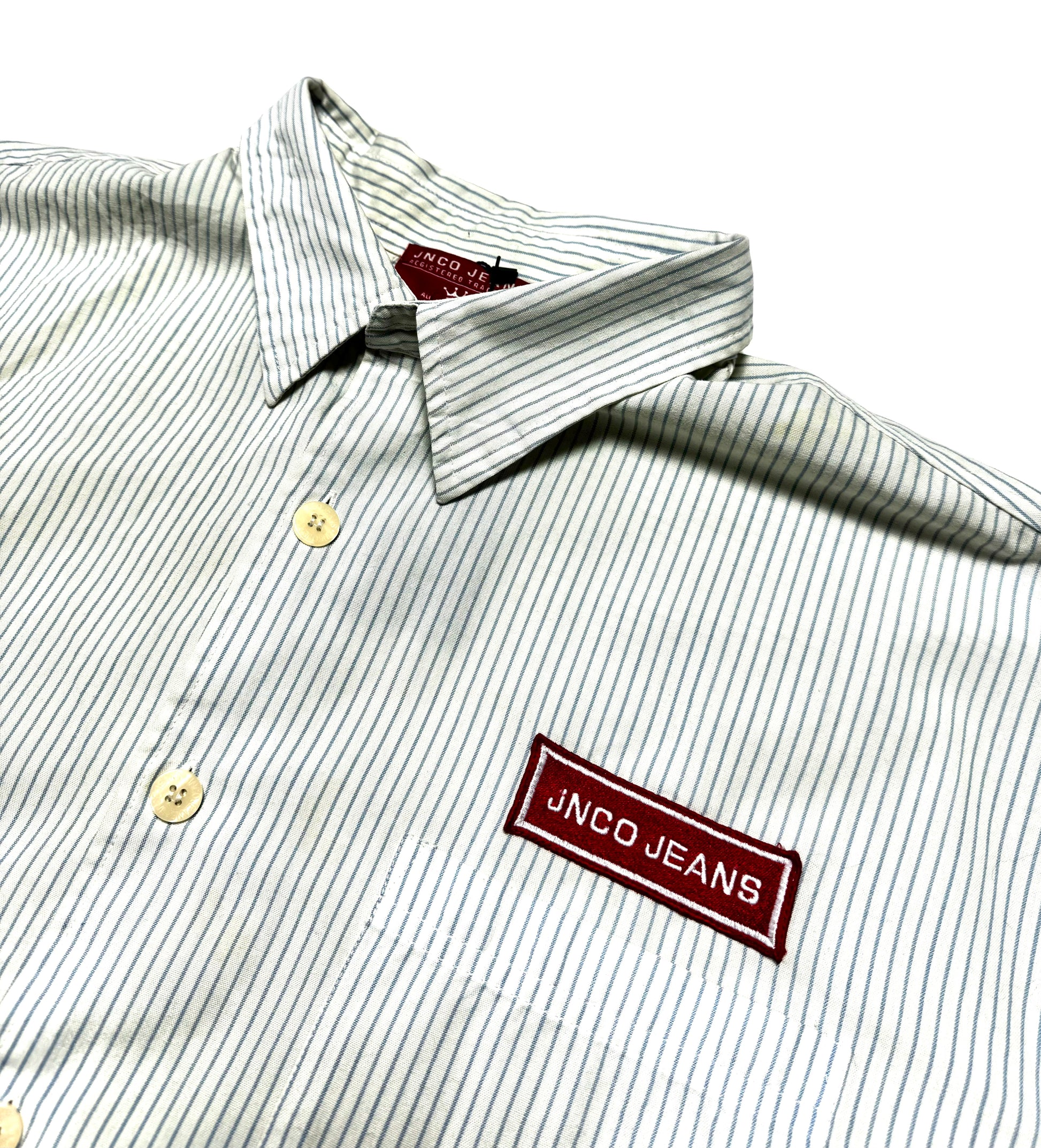 JNCO White Short Sleeve Dragon Shirt