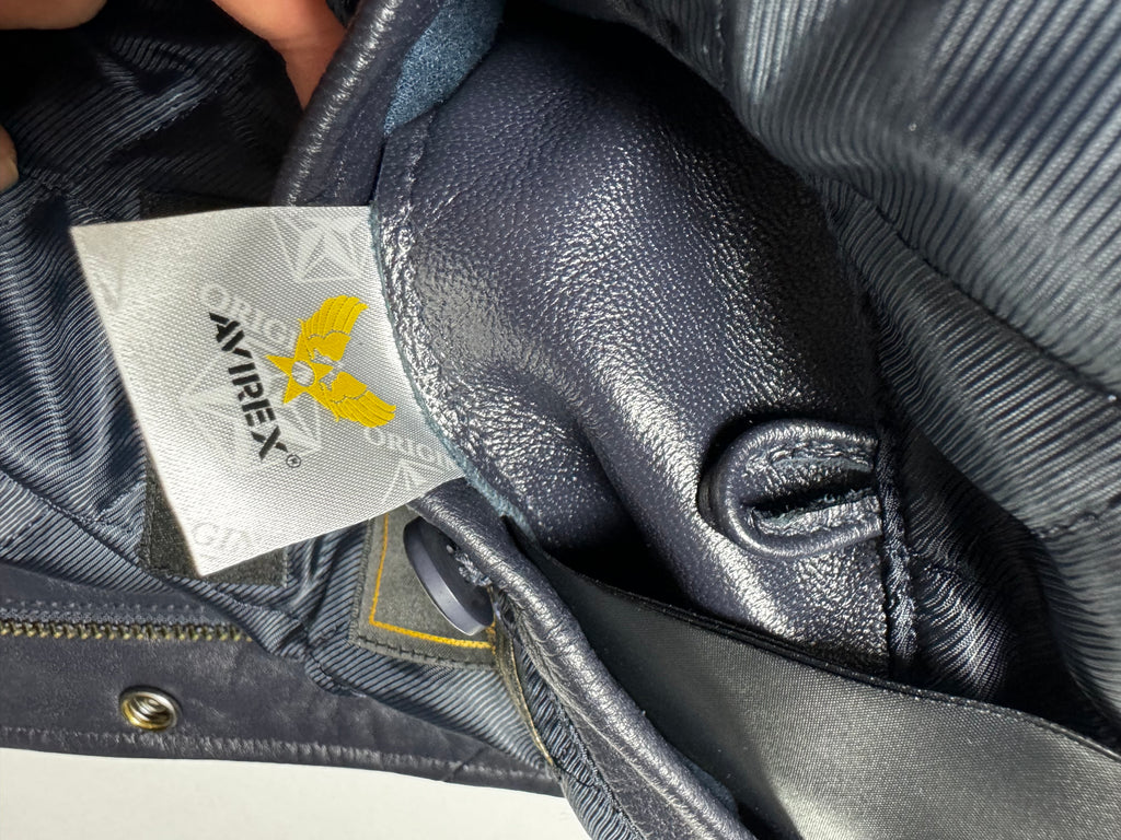 Avirex x Black Eye Patch Lamb Leather Jacket