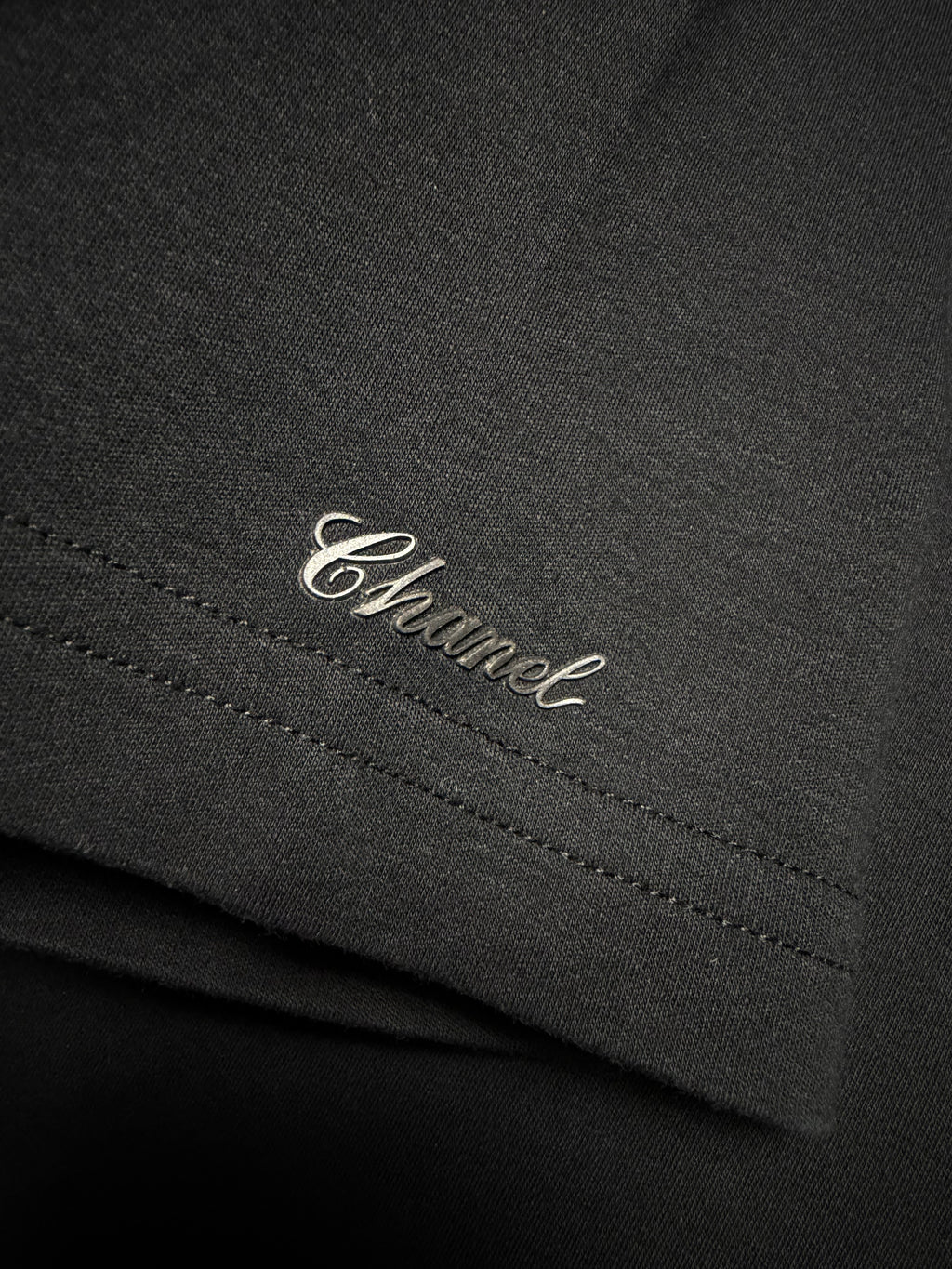 Chanel Uniform Black Tee 21S