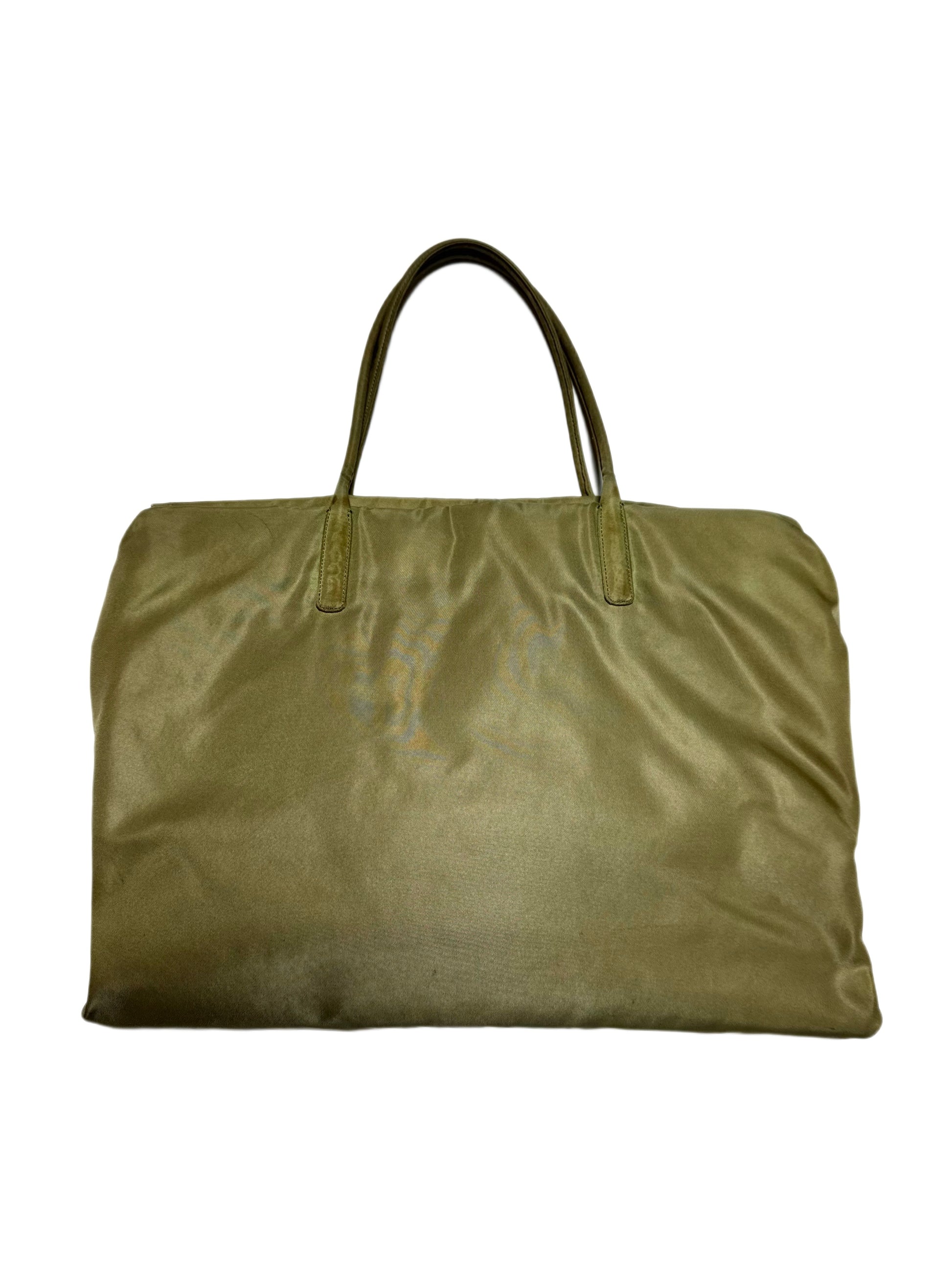 PRADA Vintage Olive Tote Bag