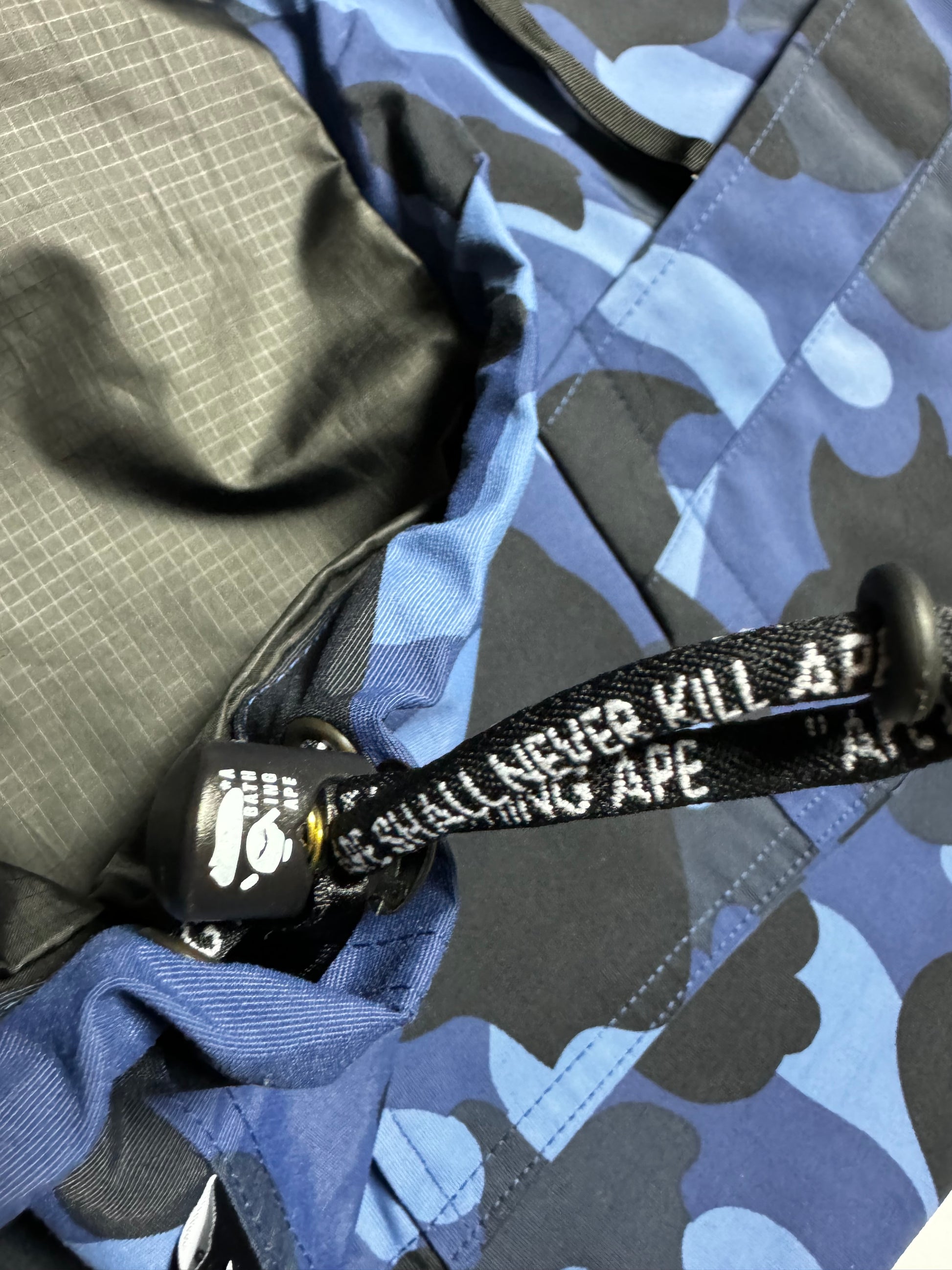 BAPE Blue Camo Windbreaker
