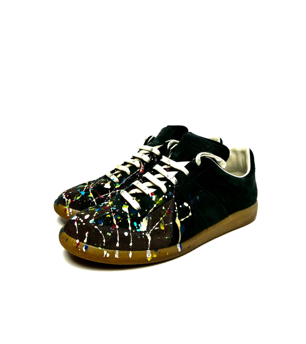 Maison Margiela Paint Splatter Replica German Army Trainer (GAT)