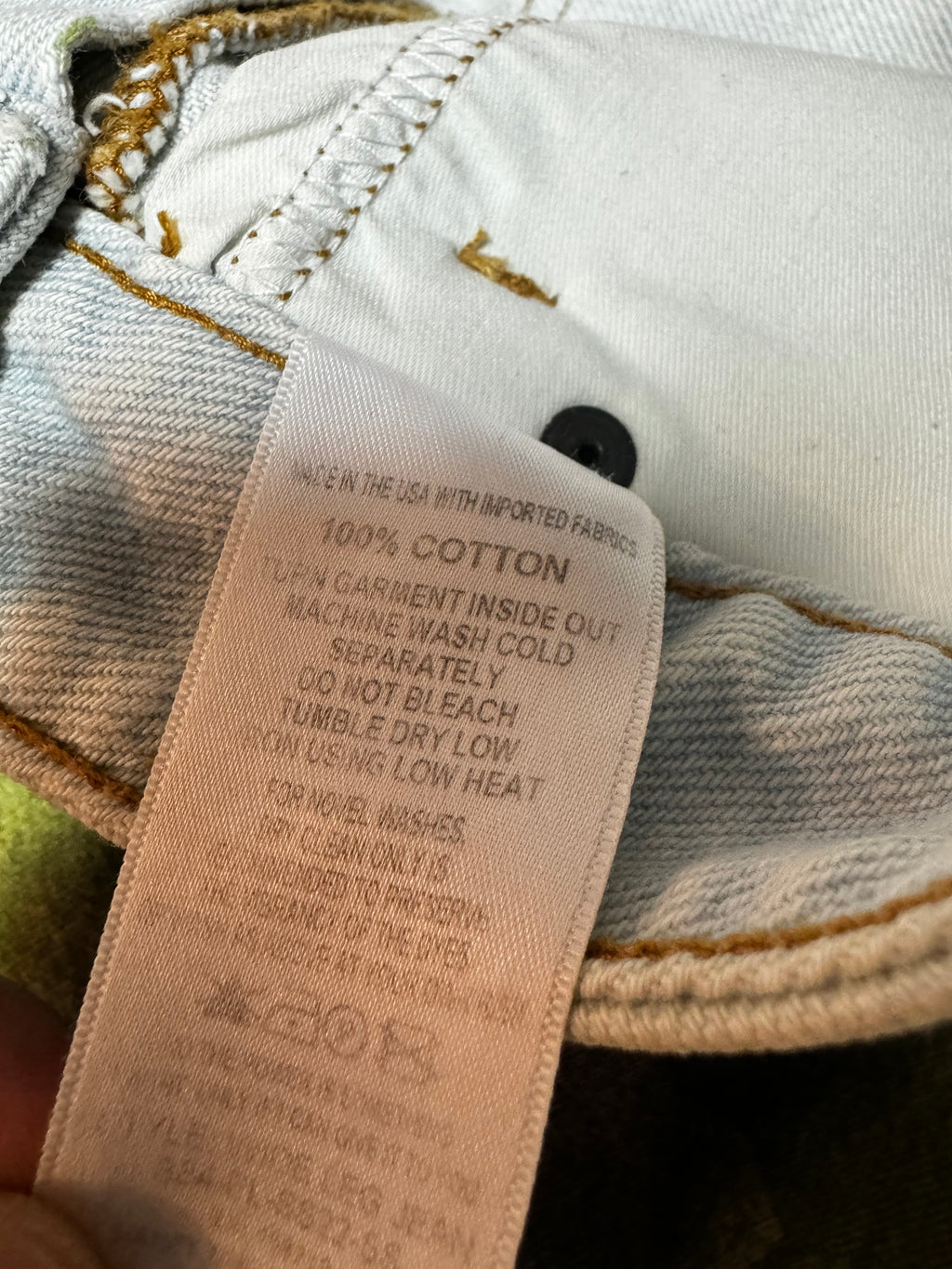 Eckhaus Latta Green Ink Wide Jean