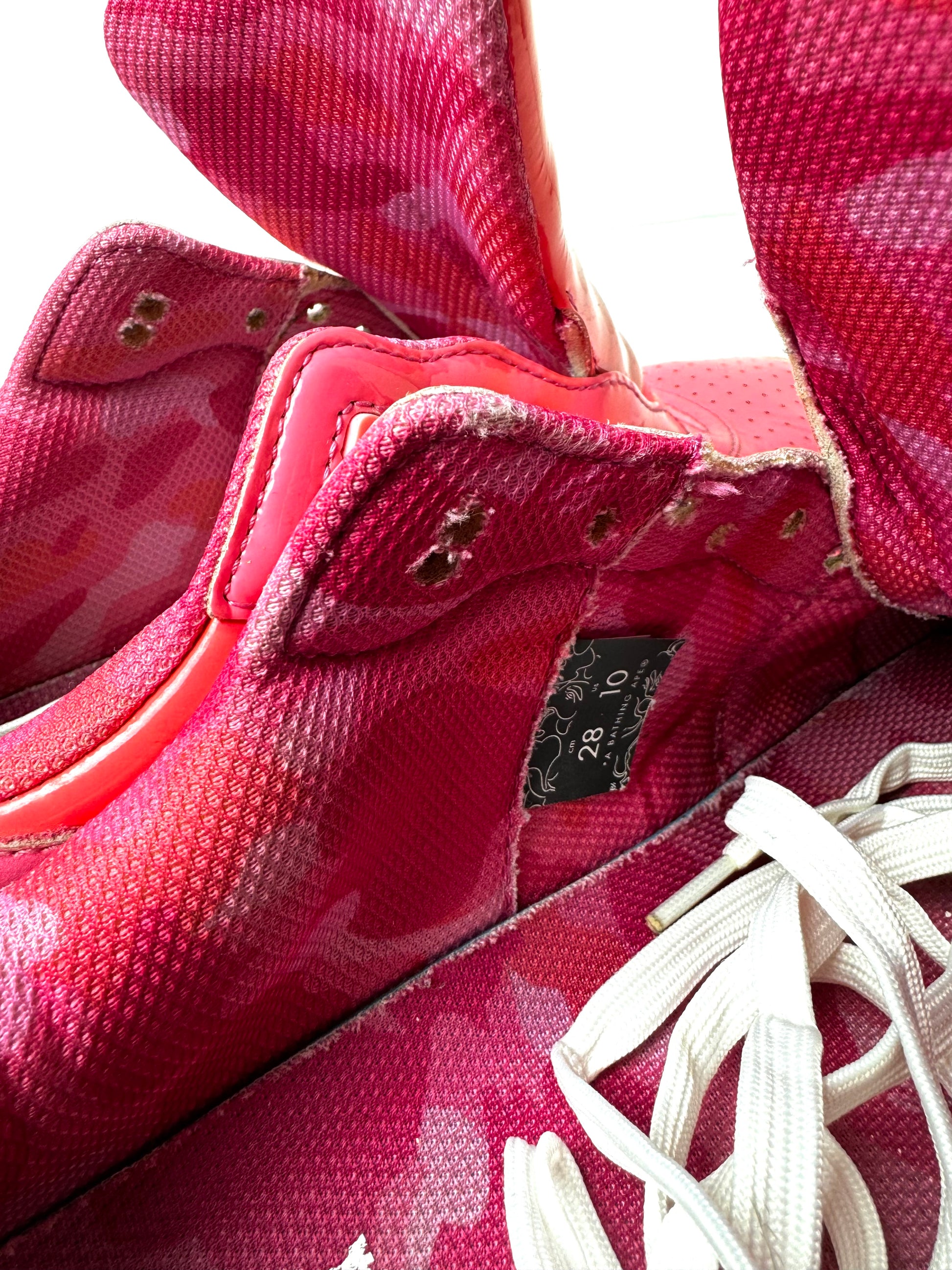 BAPE Pink Camo Star Roadsta