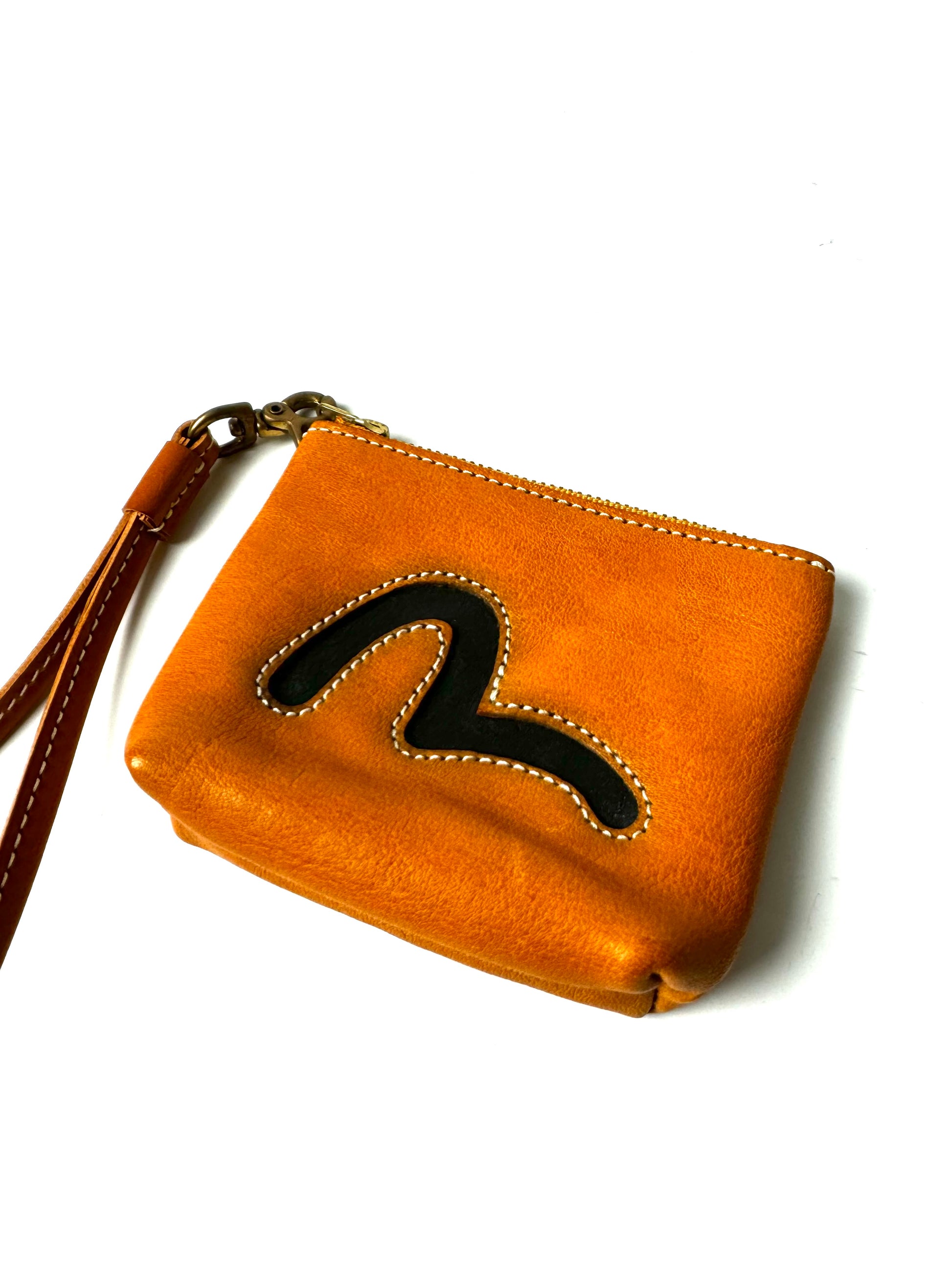 Evisu Genuine Leather Coin Purse