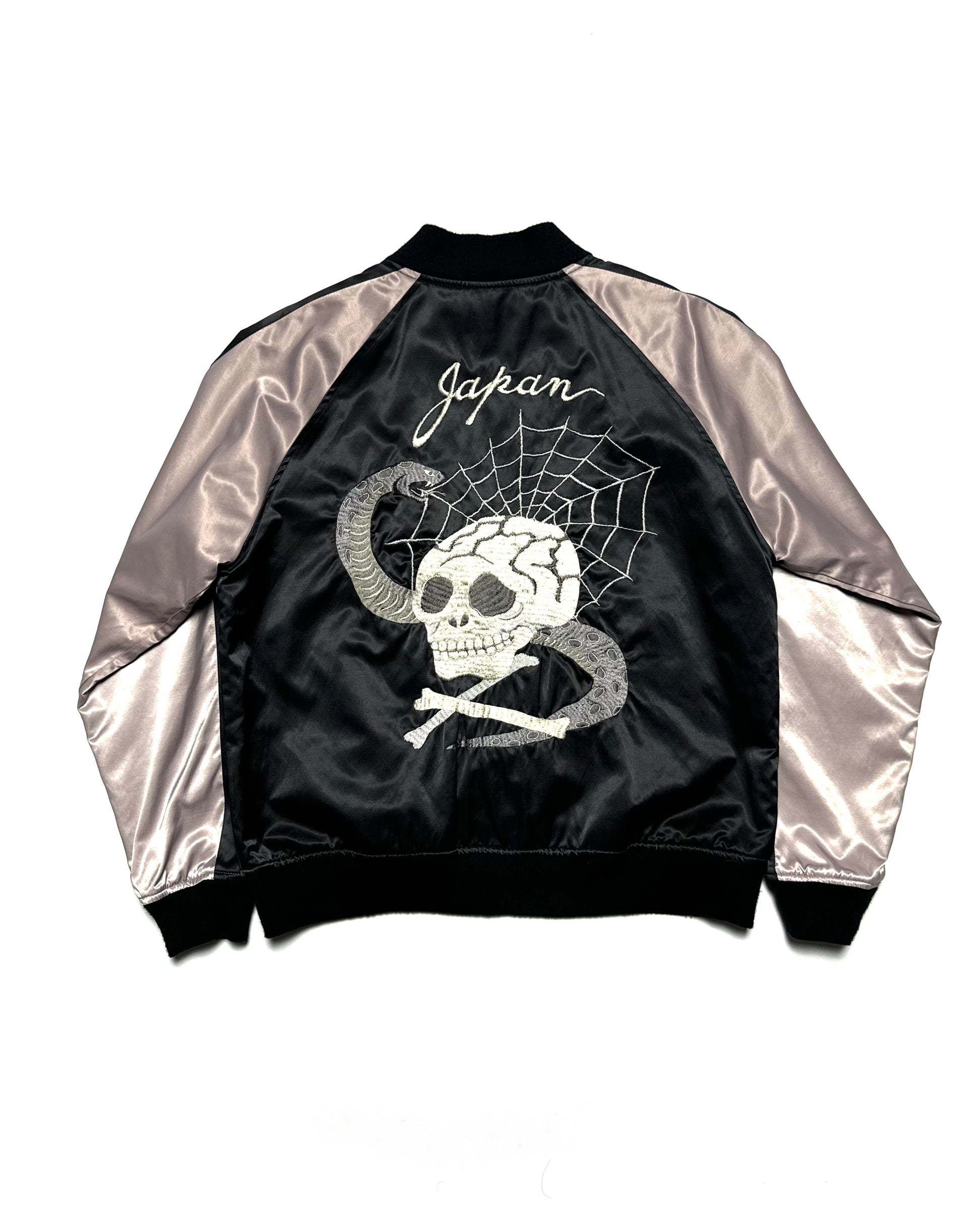 Huston Vintage Skull Embroidery Jacket
