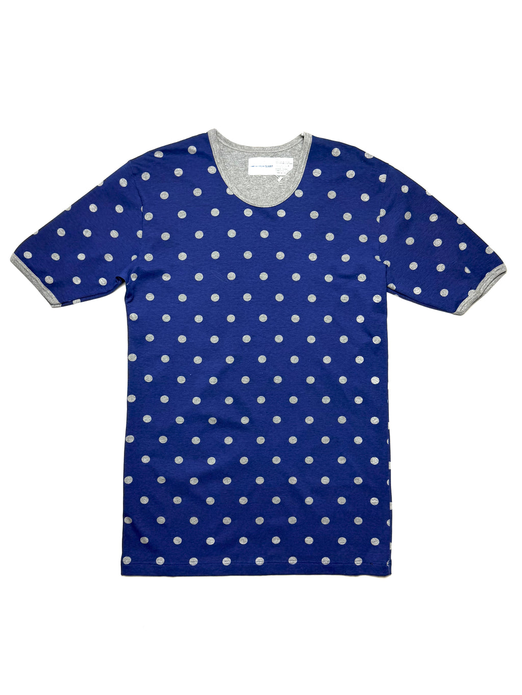 COMME DES GARCONS Shirt Polka Dot Navy Tee