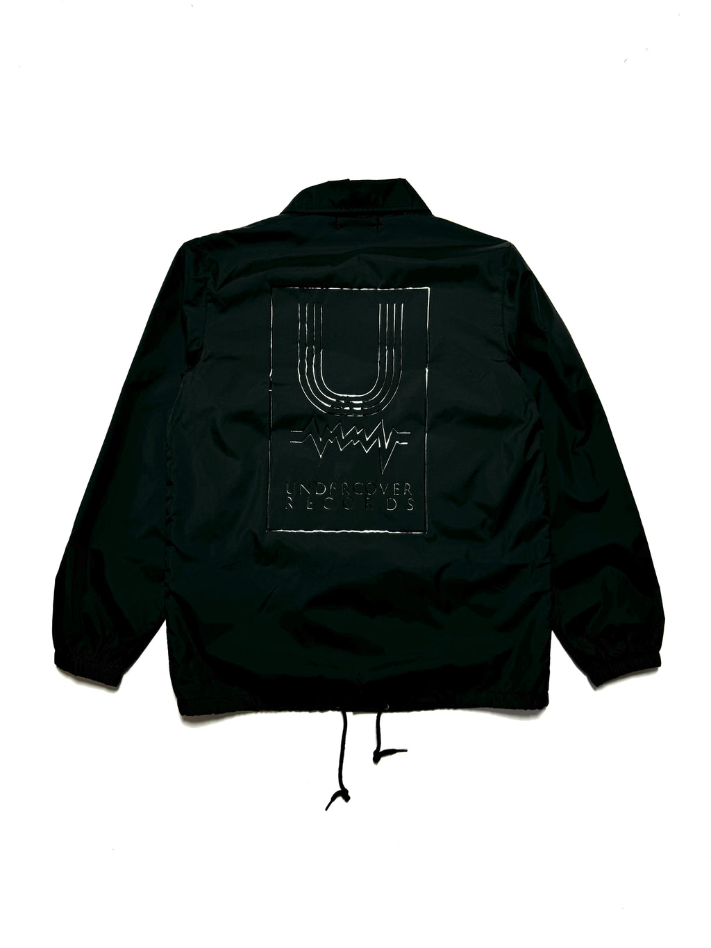 Undercover “Music Record” Black Layered Coach Jacket