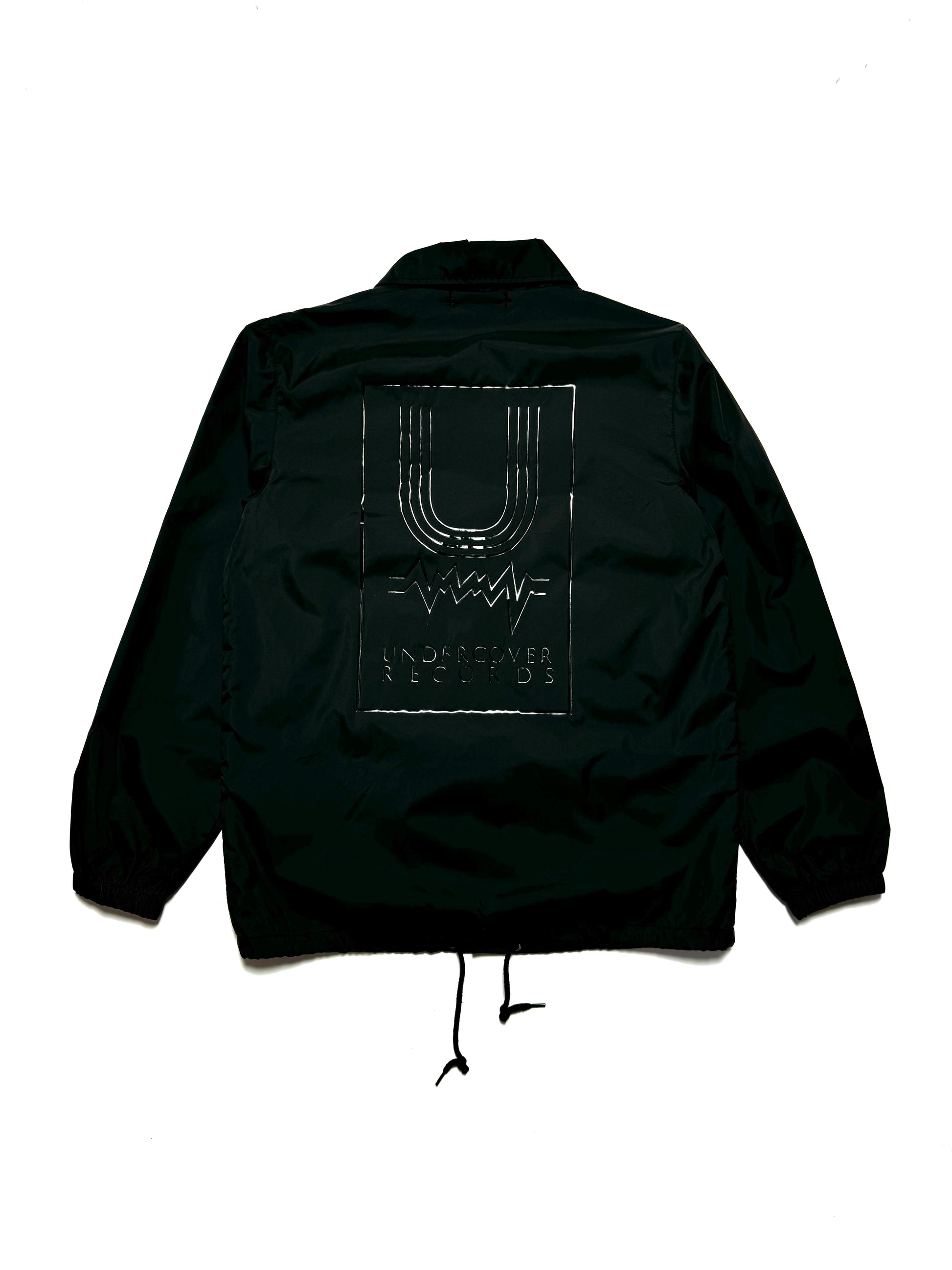 Undercover “Music Record” Black Layered Coach Jacket