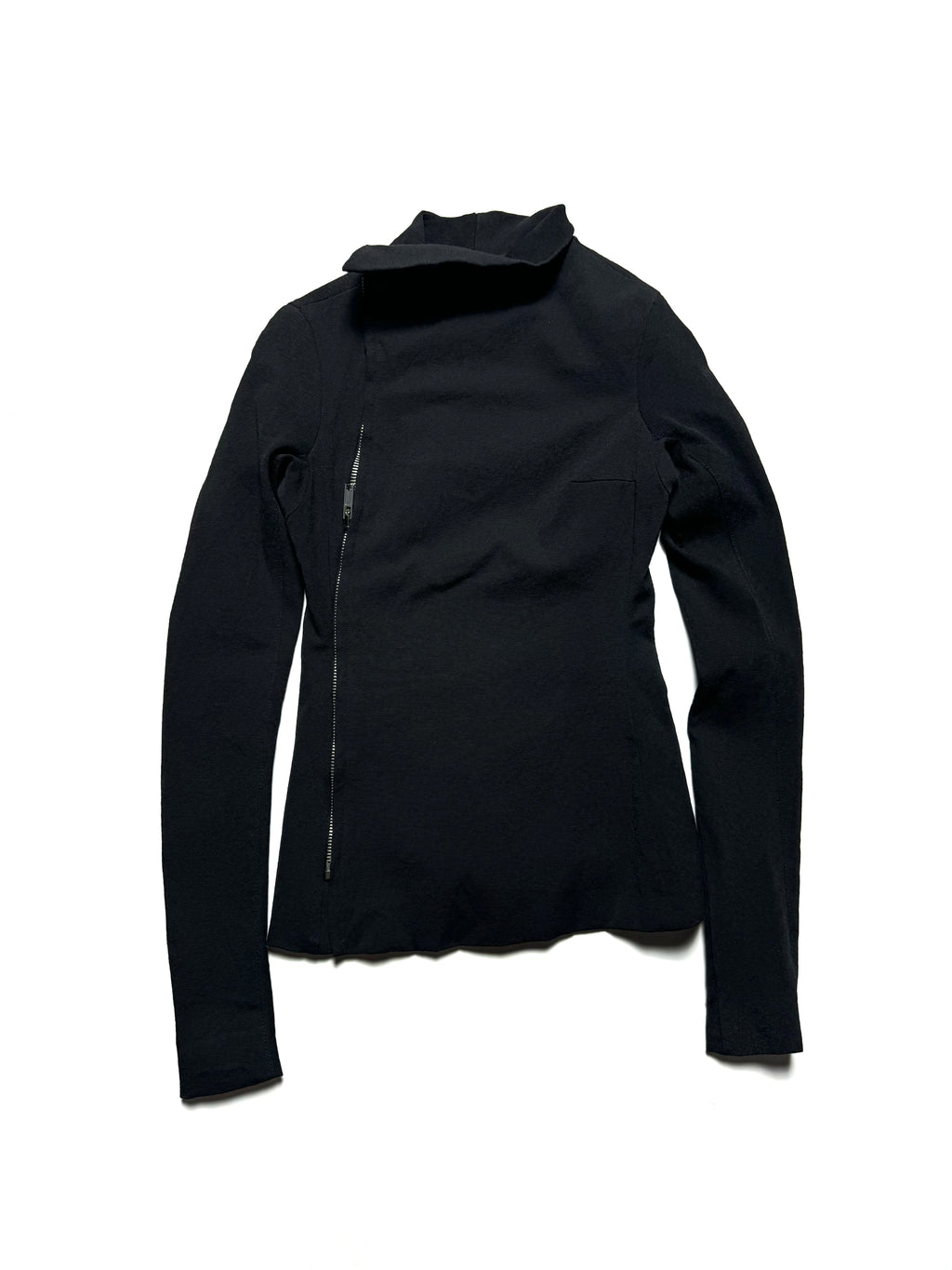 Rick Owens Asymmetrical Zip  DRKSHDW High Collar Jacket
