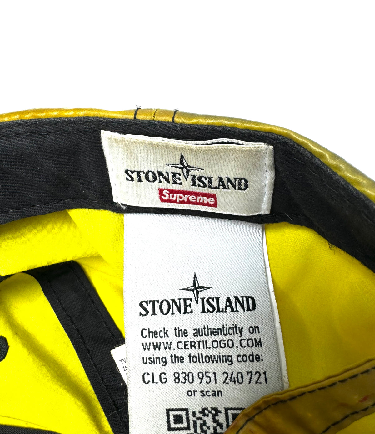 Stone Island X Supreme Heat React Cap