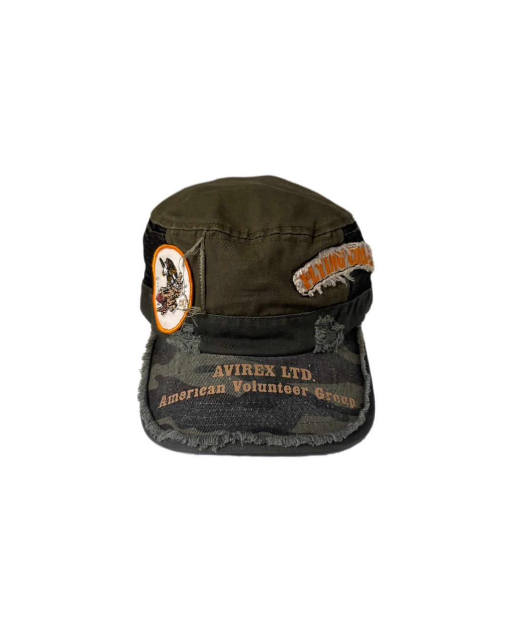 Avirex Distressed Army Green Cadet Hat