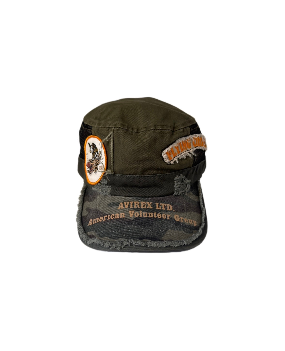 Avirex Distressed Army Green Cadet Hat