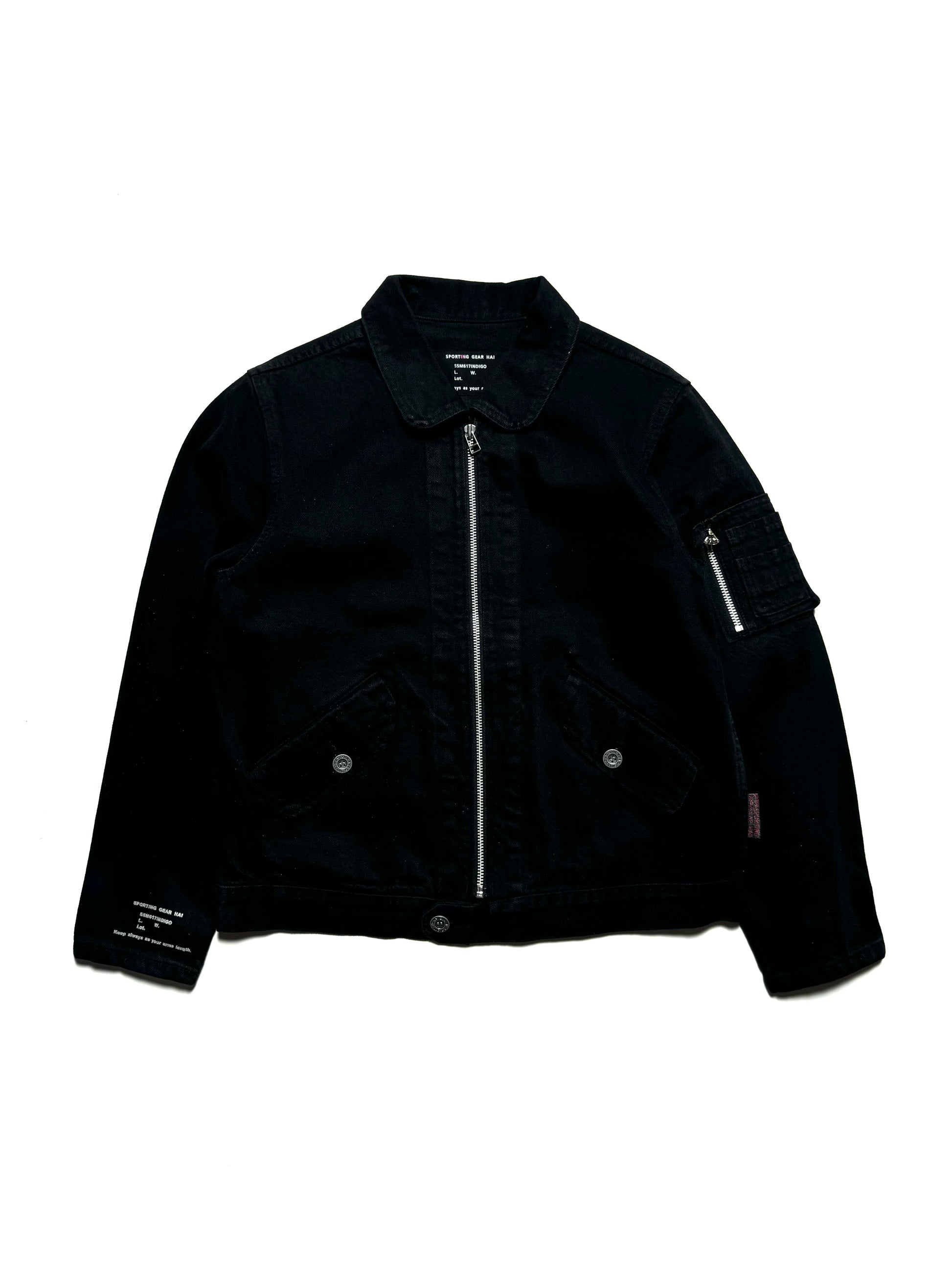 Issey Miyake Hai Sport Black Jacket 80s