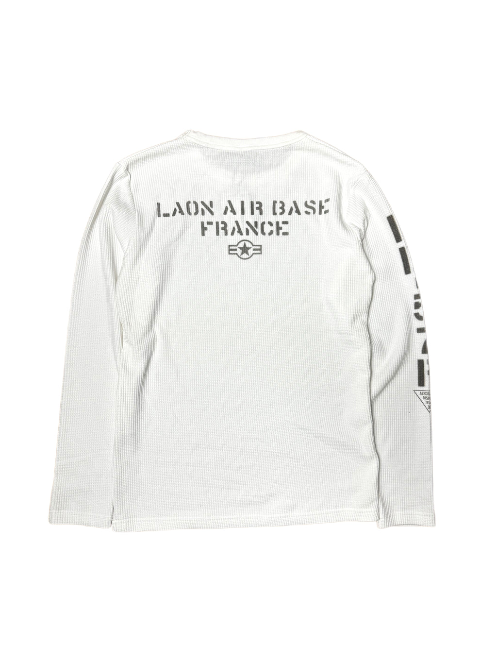 Avirex White Waffle USAF Long Sleeve