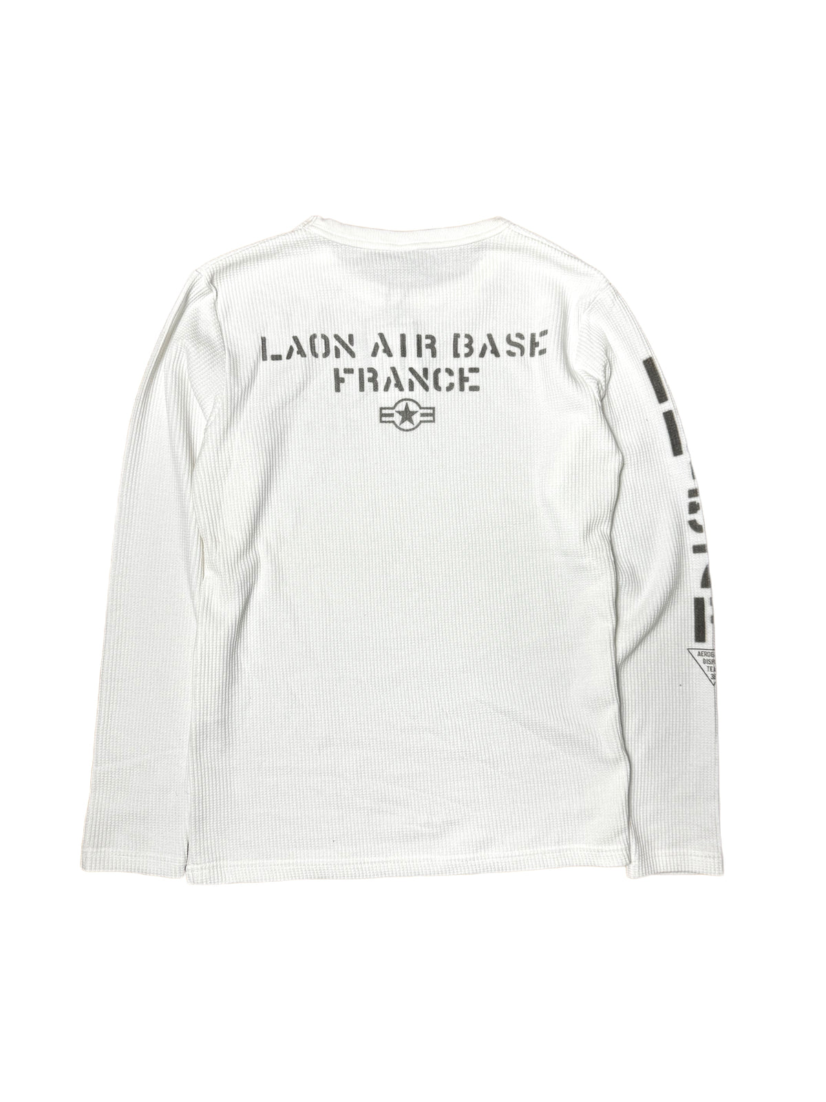 Avirex White Waffle USAF Long Sleeve